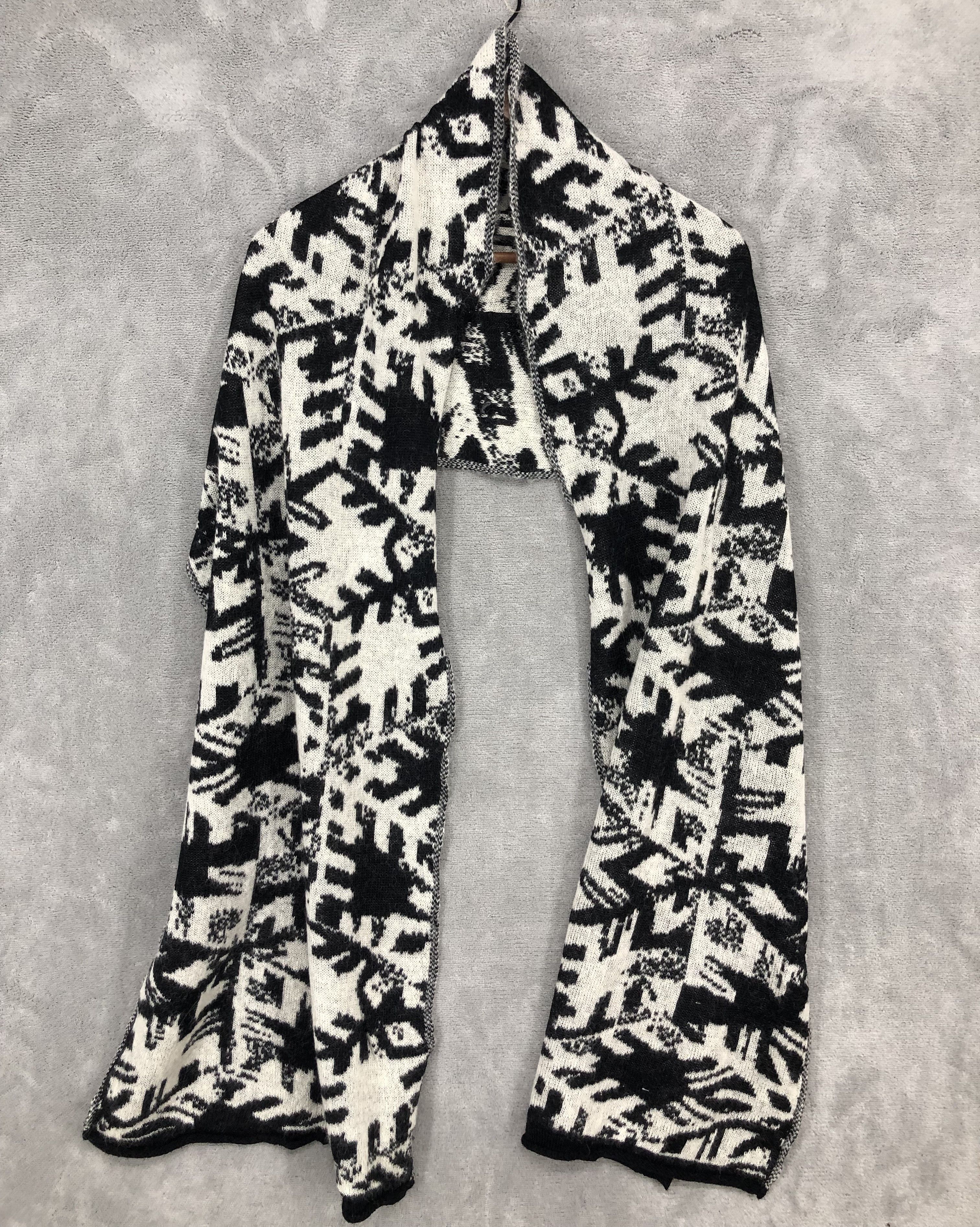 Japanese Brand × Vintage Vintage Japanese Abstract Pattern Scarf Muffler Size ONE SIZE - 2 Thumbnail