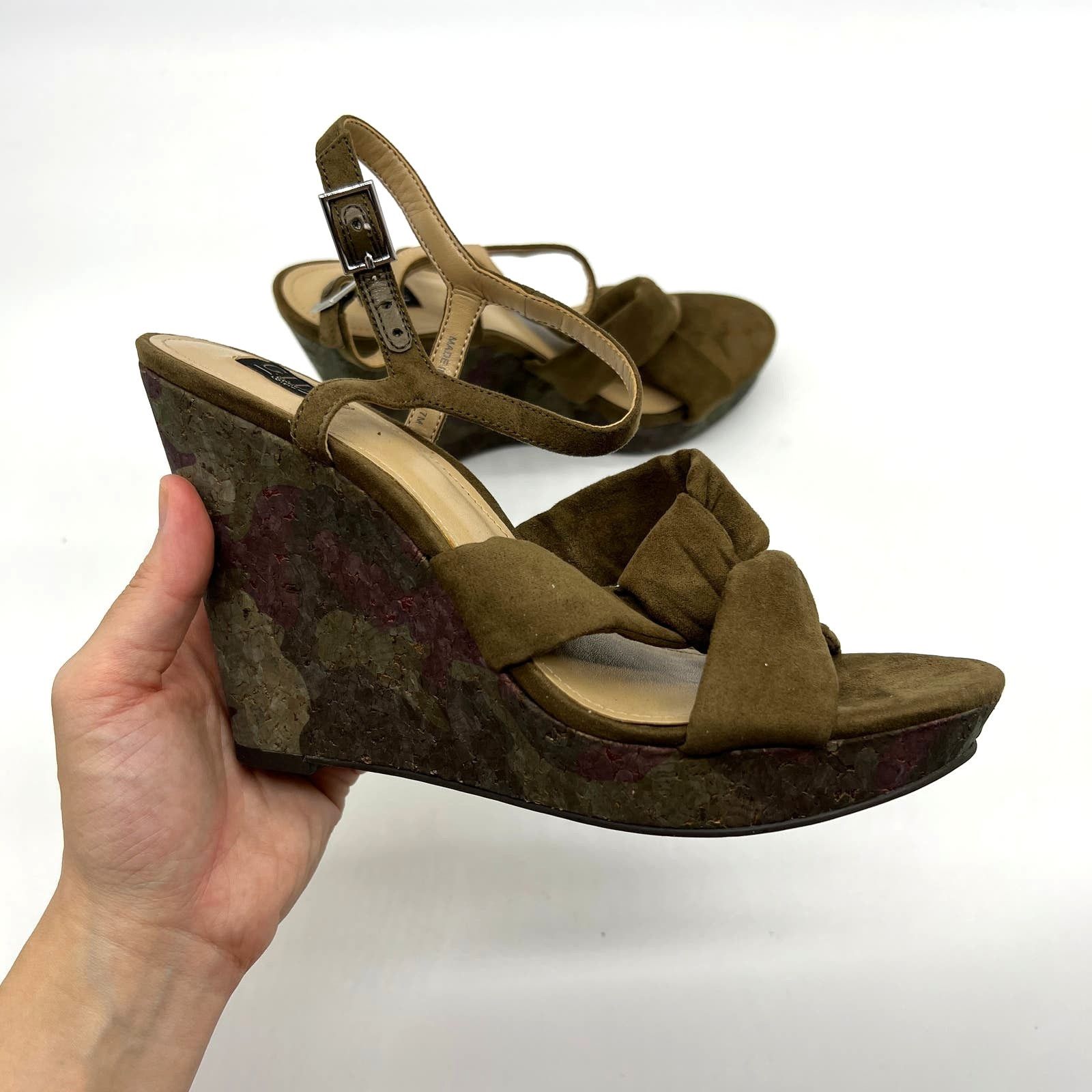 Other G.I.L.I. Women Shoes Size 7 M Knotted Front Wedge Size US 7 / IT 37 - 3 Thumbnail