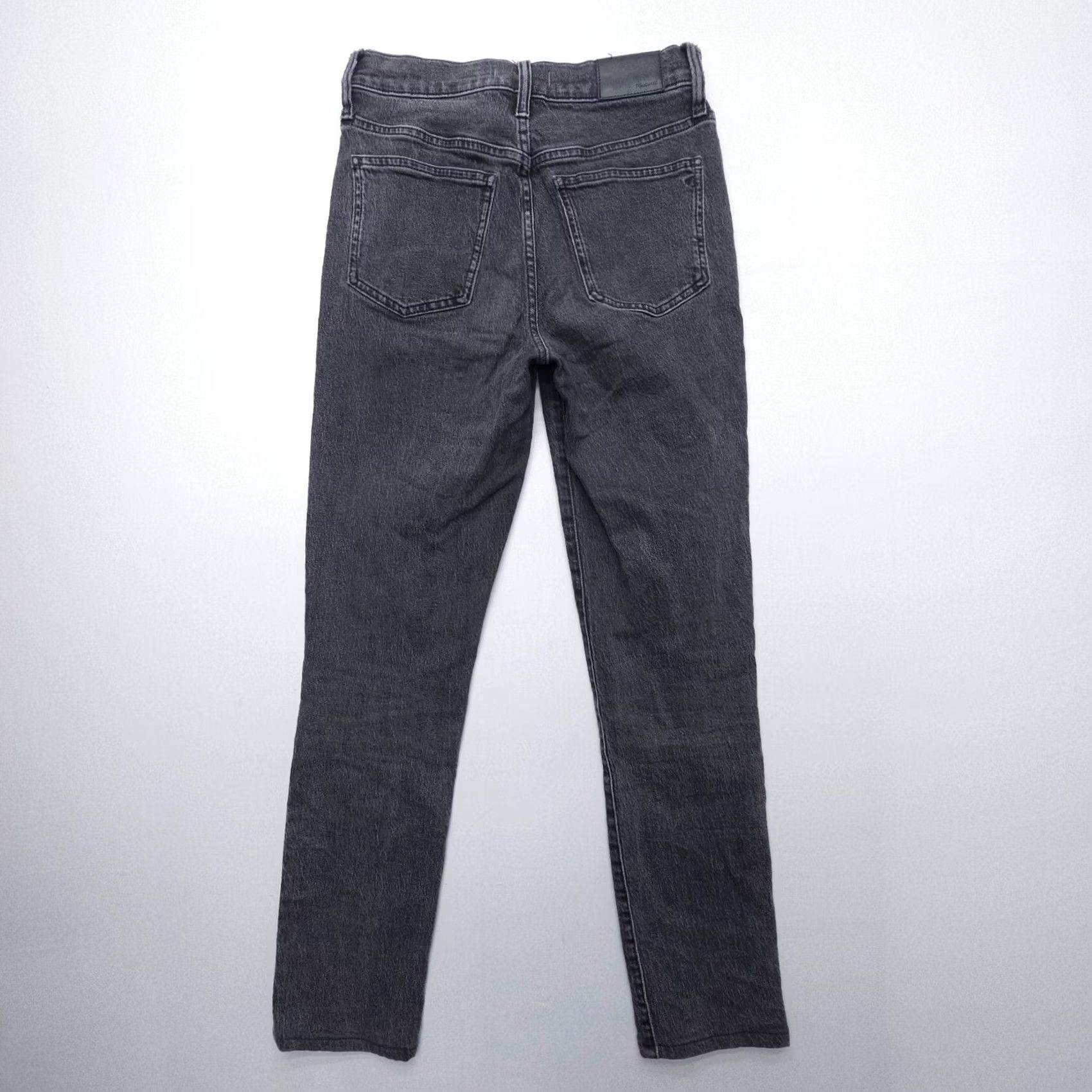 Madewell Madewell Jeans Women 26 Black Denim 5-Pocket Stretch Straight Vintage? No (Vintage: No) High Rise 29 Inseam Size 26" / US 2 / IT 38 - 2 Thumbnail
