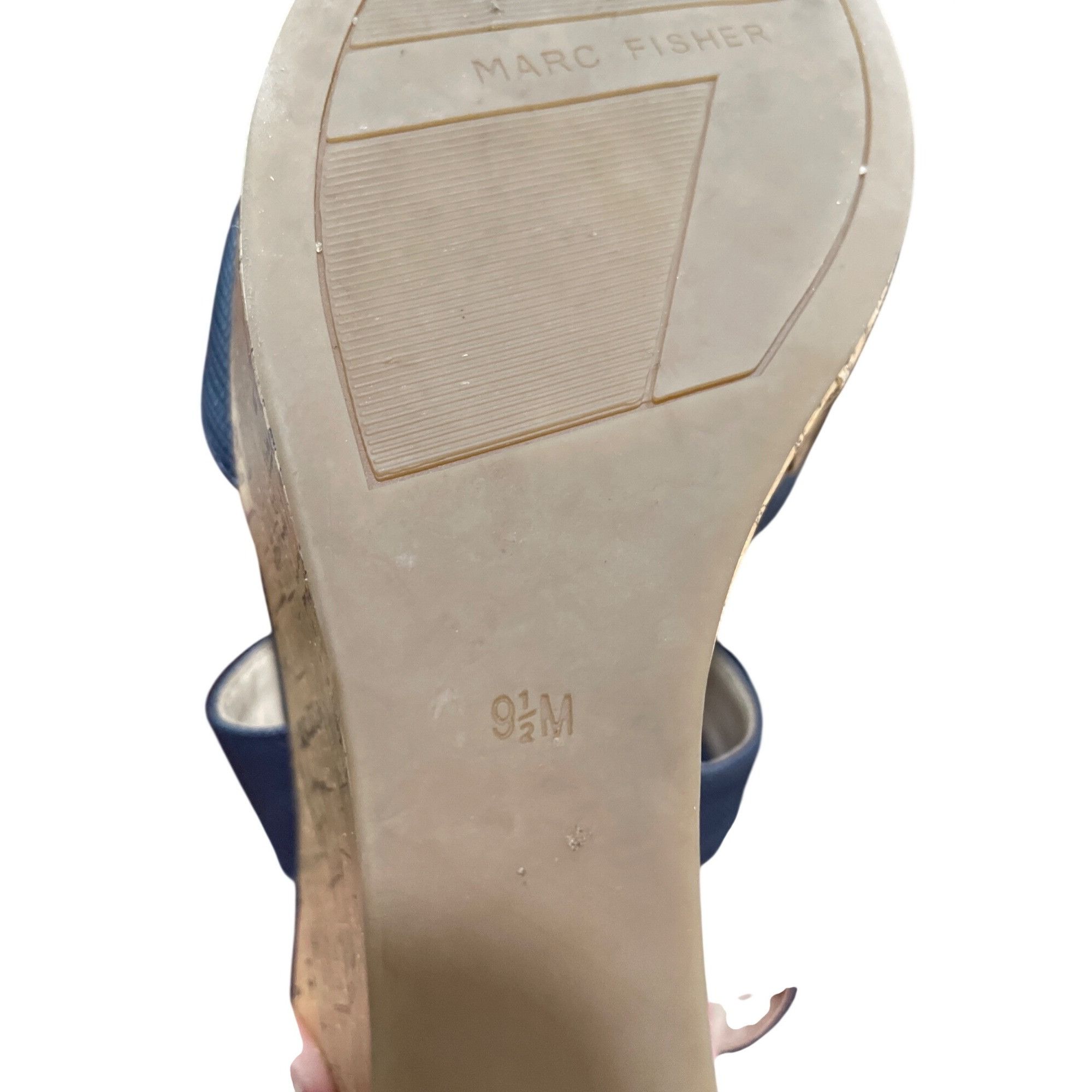 Marc Fisher Marc Fisher wms green gold 4" dress wedge heels shoes sz 9.5 Size US 9.5 / IT 39.5 - 6 Thumbnail