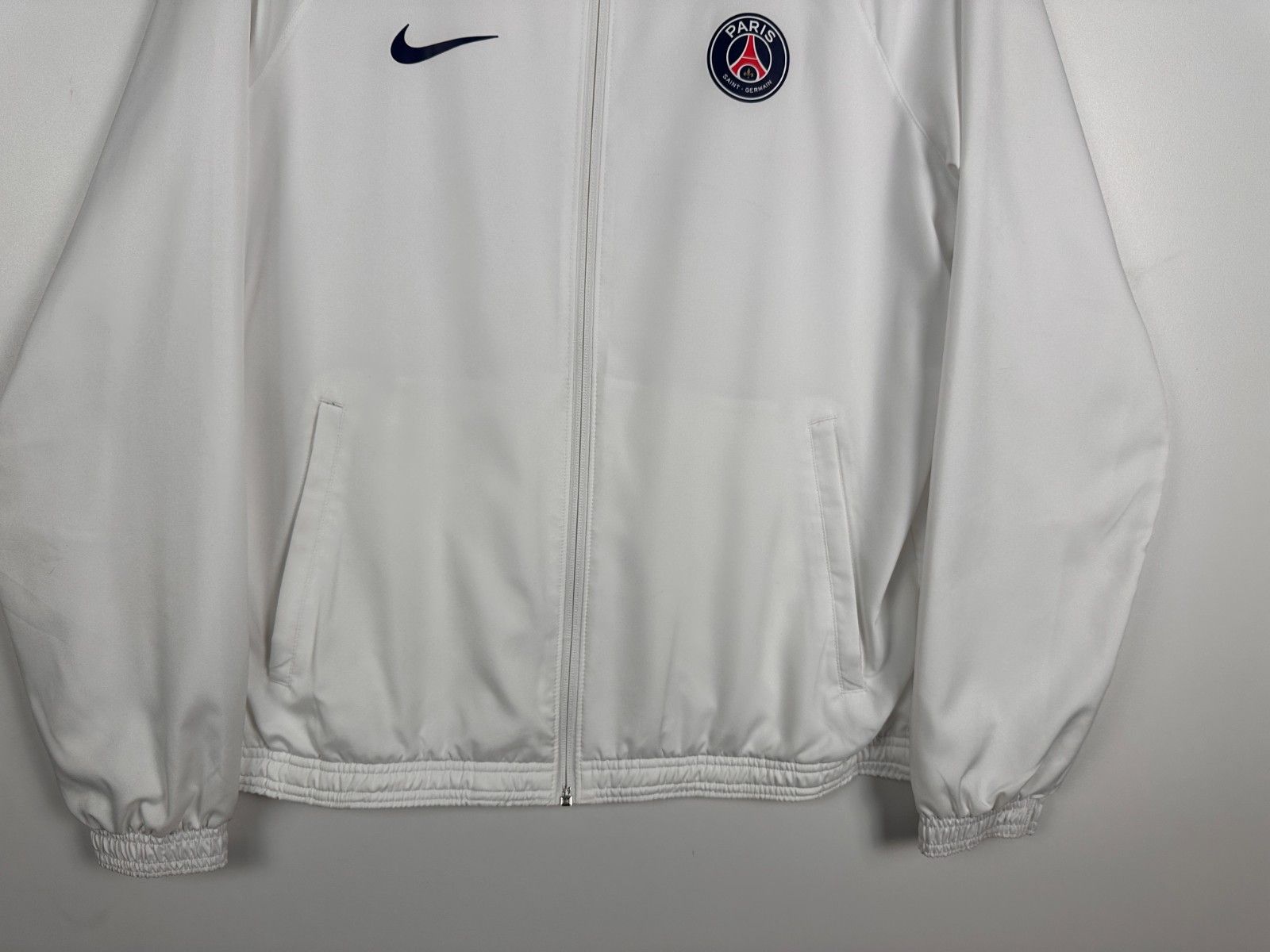 Nike Nike PSG Strike Soccer Training Size M White Full Zip Jacket Size US M / EU 48-50 / 2 - 6 Thumbnail