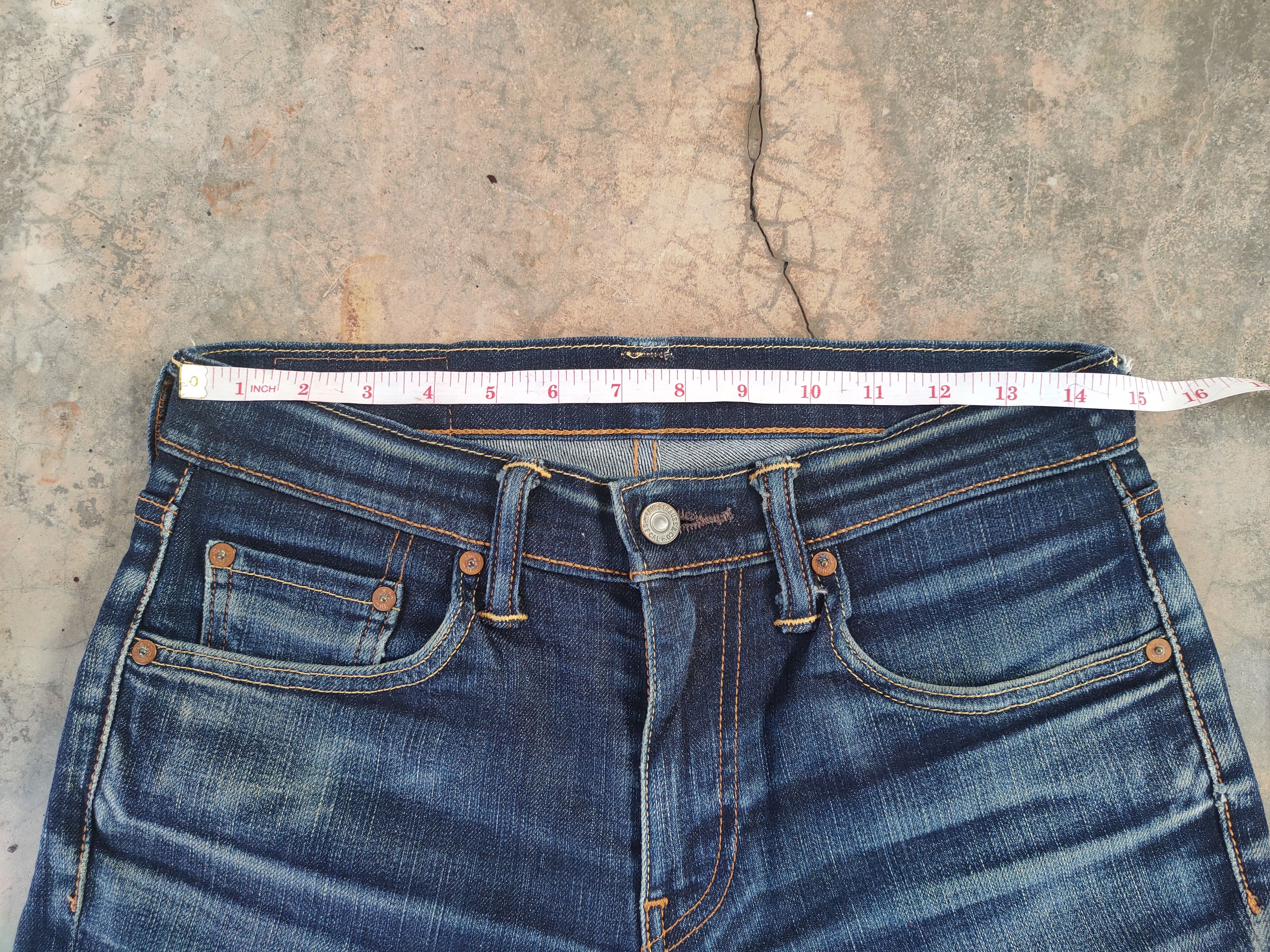 Levi's Vintage Clothing VINTAGE LEVI'S 511 SKINNY FADED DISTRESSED JEAN DENIM PANTS Size US 30 / EU 46 - 6 Thumbnail