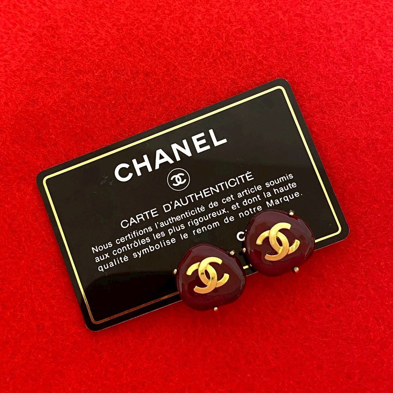 Chanel Chanel Chanel Coco Mark Earrings Metal Earrings 97A DUTY FREE for USA Size ONE SIZE - 1 Thumbnail