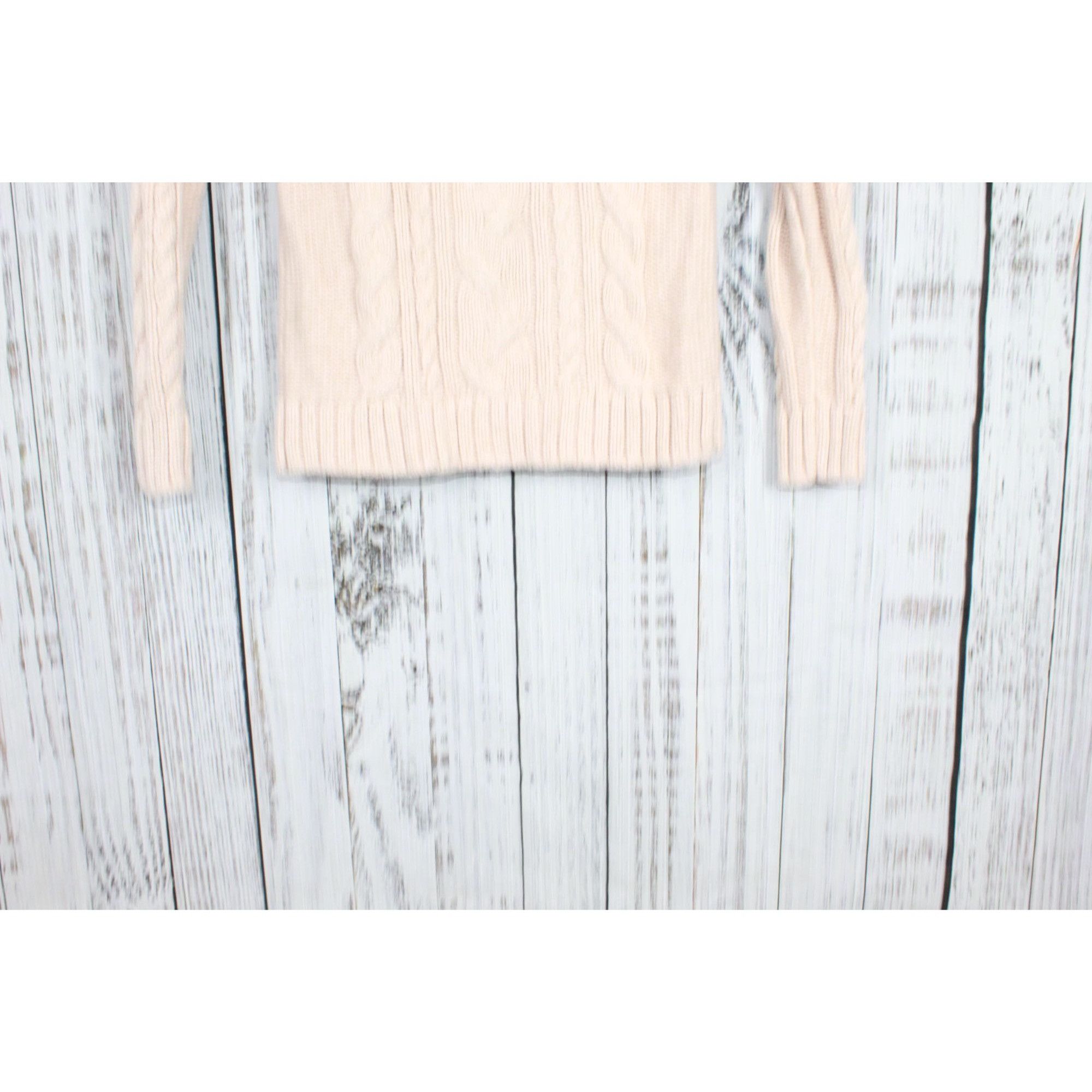 L.L. Bean LL Bean Womens Pink Cable Zip Cardigan Sweater Small Size S / US 4 / IT 40 - 9 Thumbnail