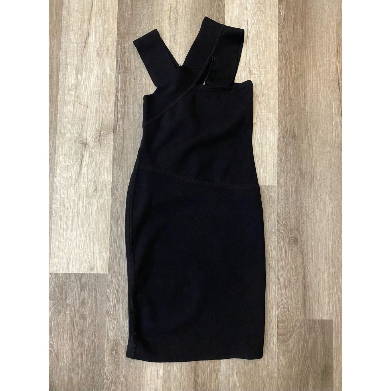 Narciso Rodriguez Narcisco Rodriguez Black Knit Bodycon Dress, Size Small* MSR Size S / US 4 / IT 40 - 3 Thumbnail