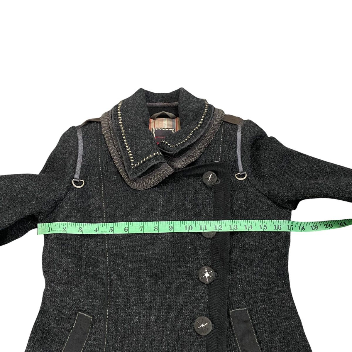 Marithe + Francois Girbaud × Vintage Vintage Marithe Francois Girbaud Wool Long Jacket S Size Size S / US 4 / IT 40 - 16 Thumbnail