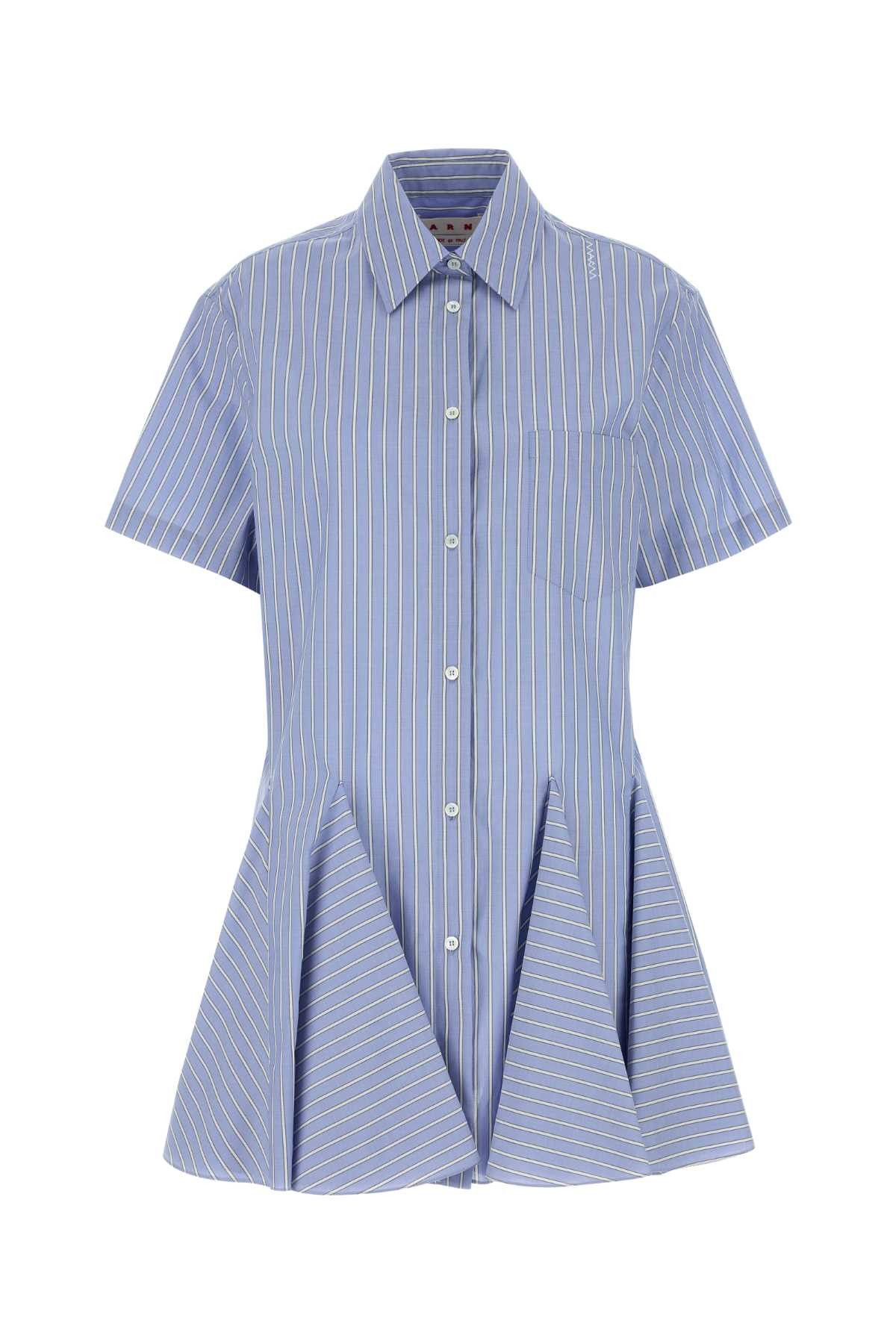 Marni Embroidered Poplin Shirt Dress Size S / US 4 / IT 40 - 1 Thumbnail
