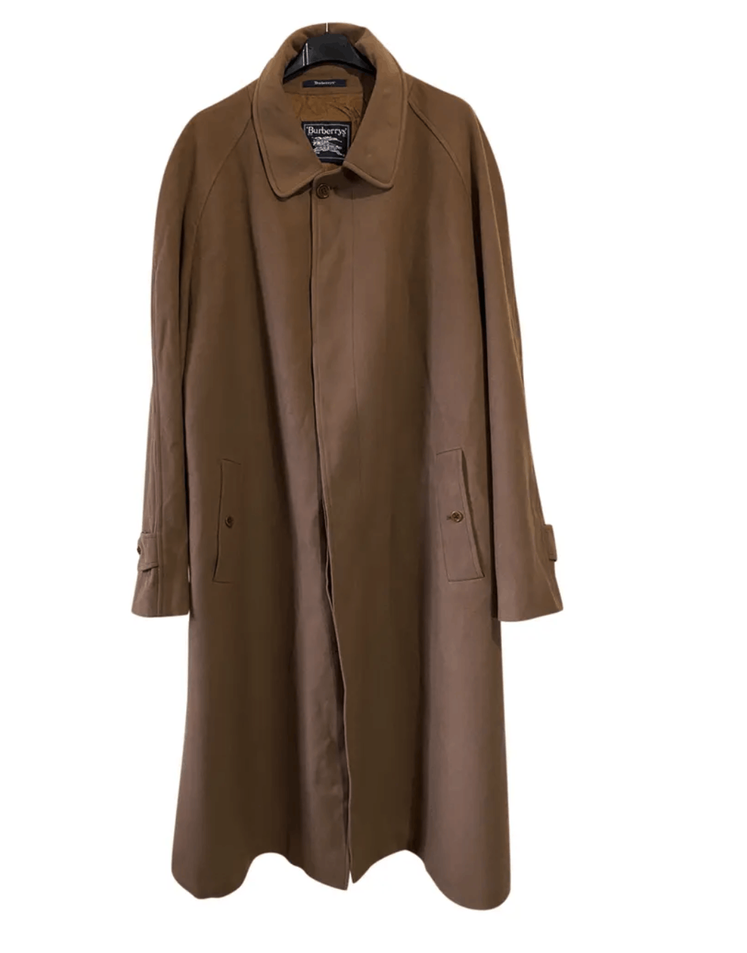 image of Burberry Cashmere Coat in Brown, Men's (Size XL)