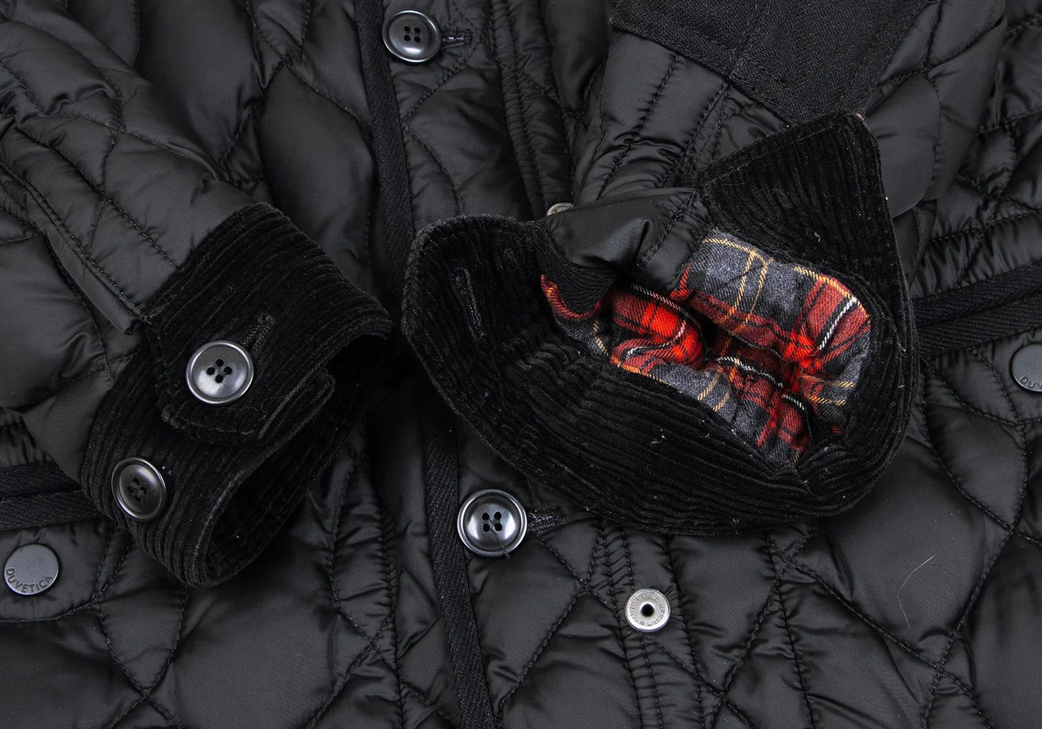 Junya Watanabe Quilted Down Jacket in Black, Size XS Size US XS / EU 42 / 0 - 5 Thumbnail