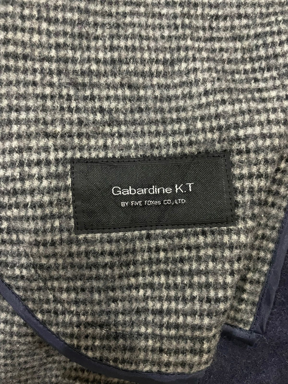 Japanese Brand Gabardine K.T Faux Wool Fox Fur Bondage Punk Jacket Size US S / EU 44-46 / 1 - 14 Thumbnail