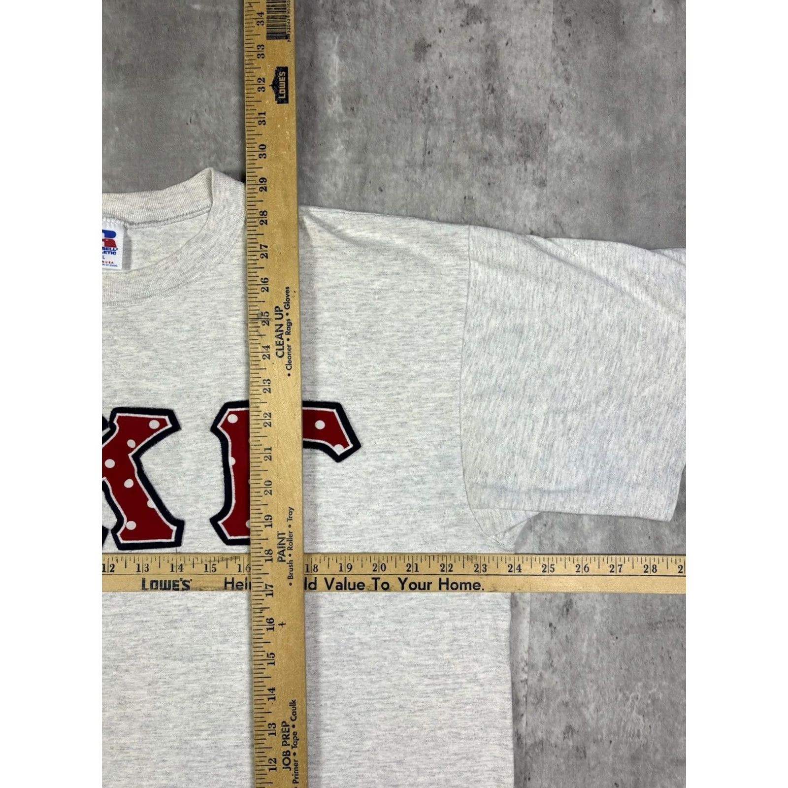 Russell Athletic VINTAGE Russell Athletic Frat T-Shirt XL Men Gray 80s 90s USA Crew Neck Short Sleeve Cotton Regular Size US XL / EU 56 / 4 - 7 Thumbnail