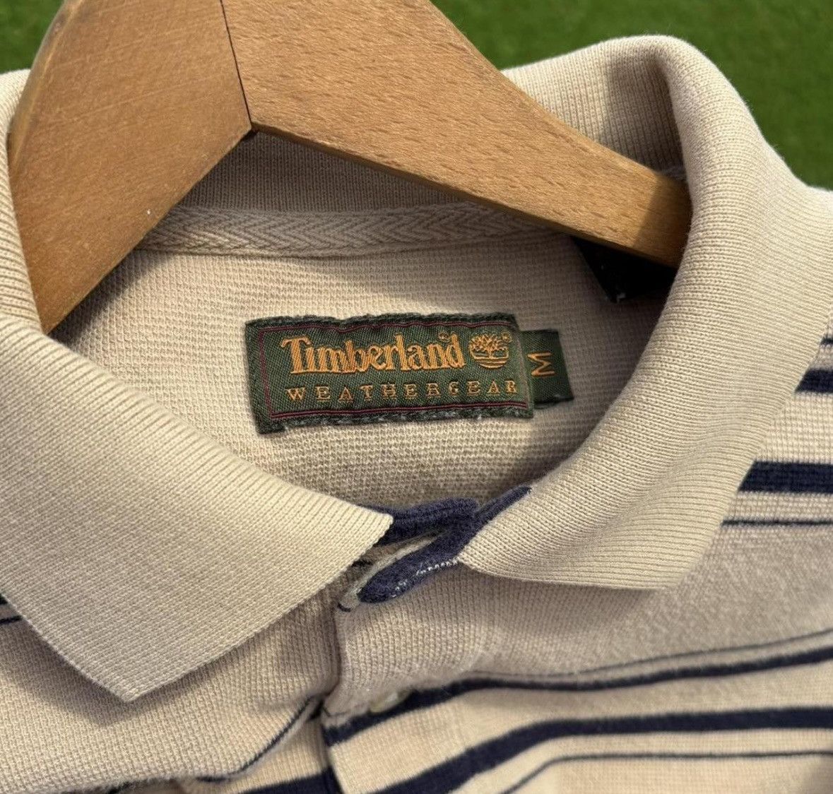 Other × Timberland × Vintage timberland polo beige brown stripes Size US M / EU 48-50 / 2 - 2 Thumbnail