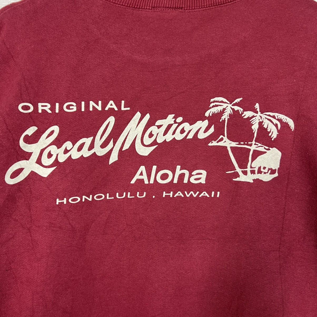 Japanese Brand LOCAL MOTION Aloha Hawaii Big Logo Sweatshirt #4242-C193 Size US M / EU 48-50 / 2 - 3 Thumbnail