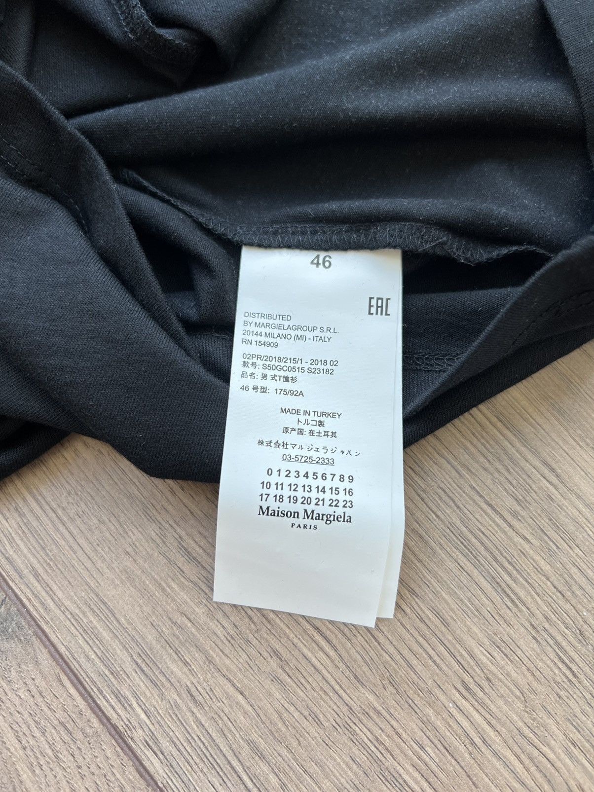 Maison Margiela Maison Margiela Japan Exclusive Tee 46 Size US S / EU 44-46 / 1 - 7 Thumbnail