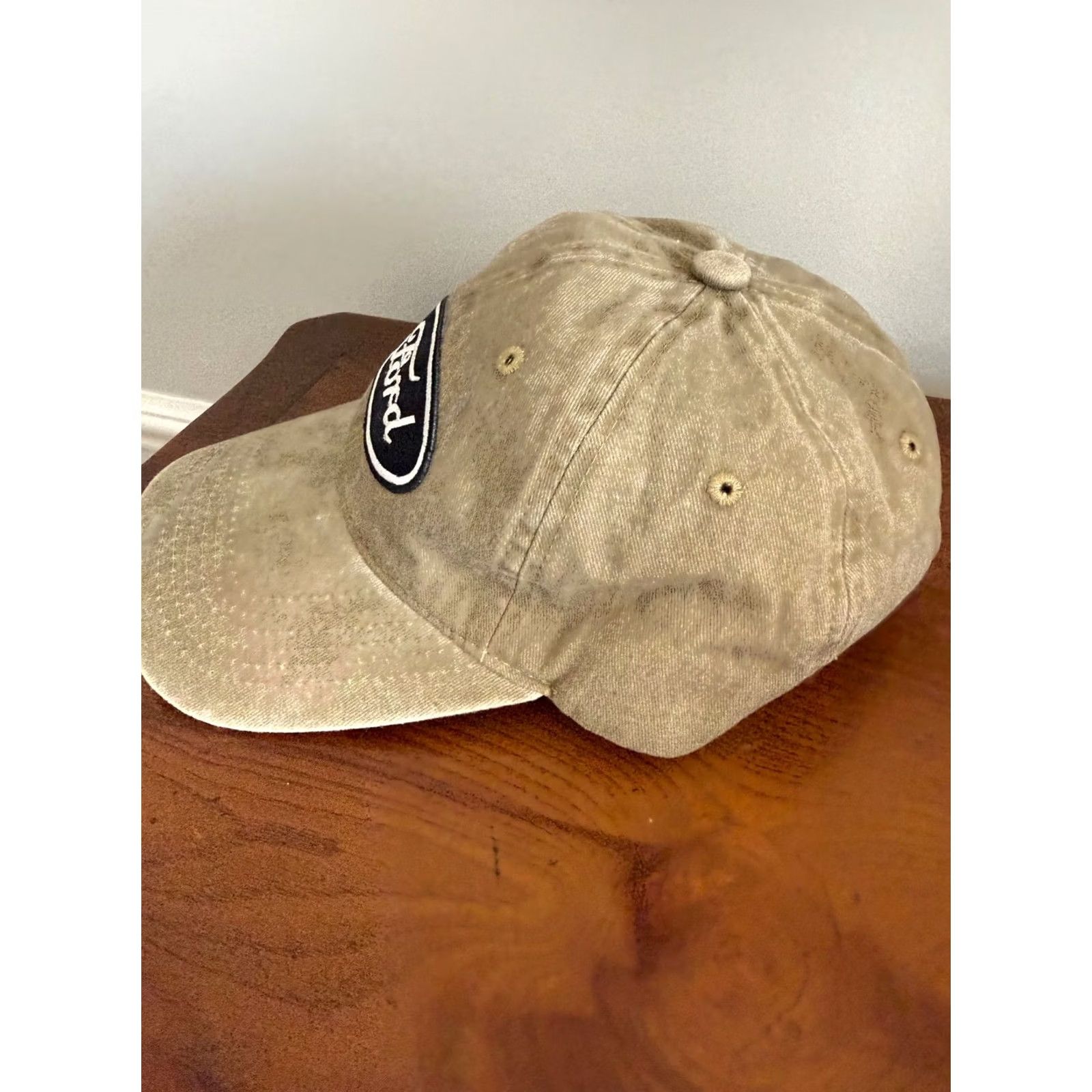 Ford Ford Patch Hat Cap Brown Beige Adjustable One Size Men Cotton Canvas Baseball Cap Size ONE SIZE - 2 Thumbnail