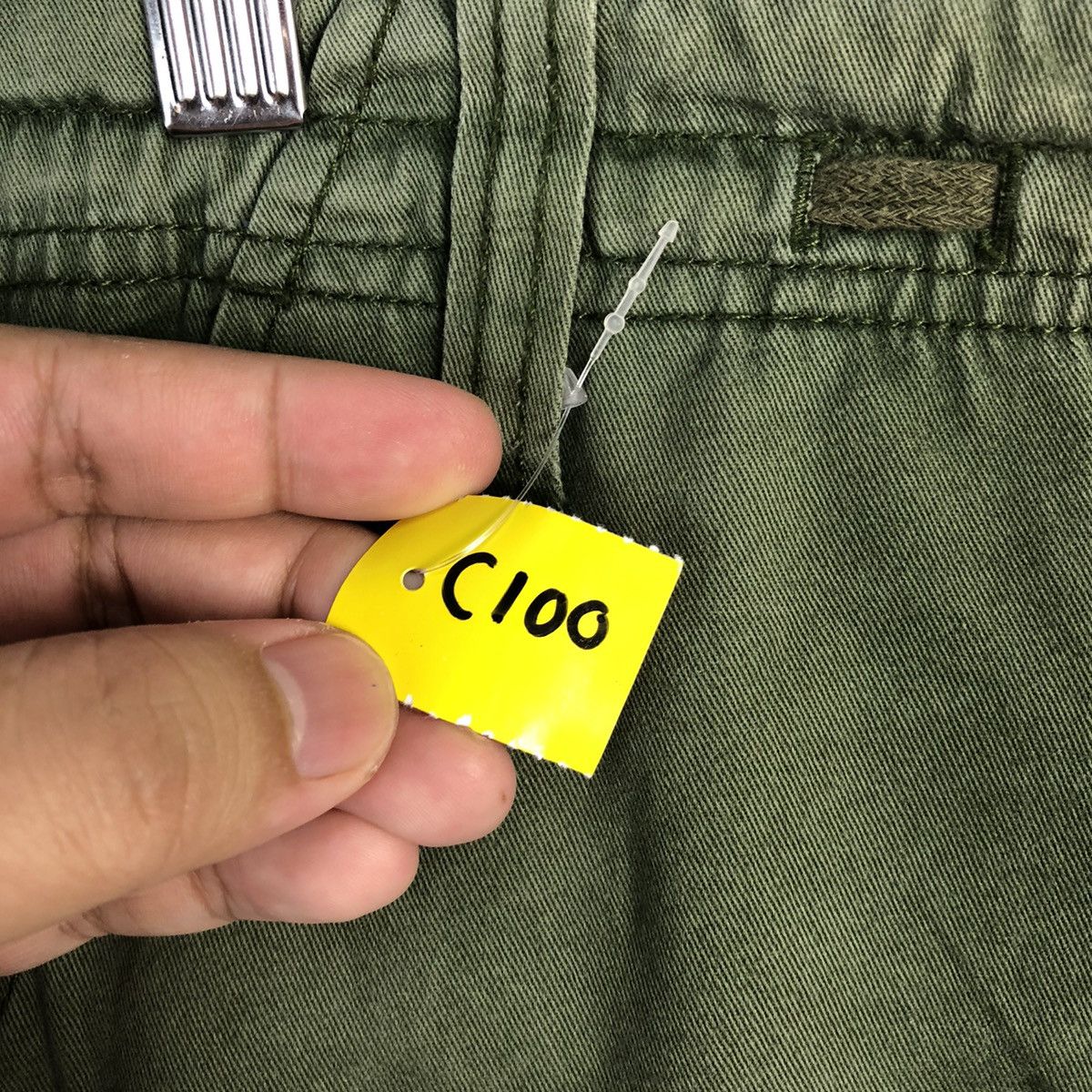Japanese Brand DLL Browny Green Cargo Multipocket Pants #C100 Size US 29 - 11 Thumbnail