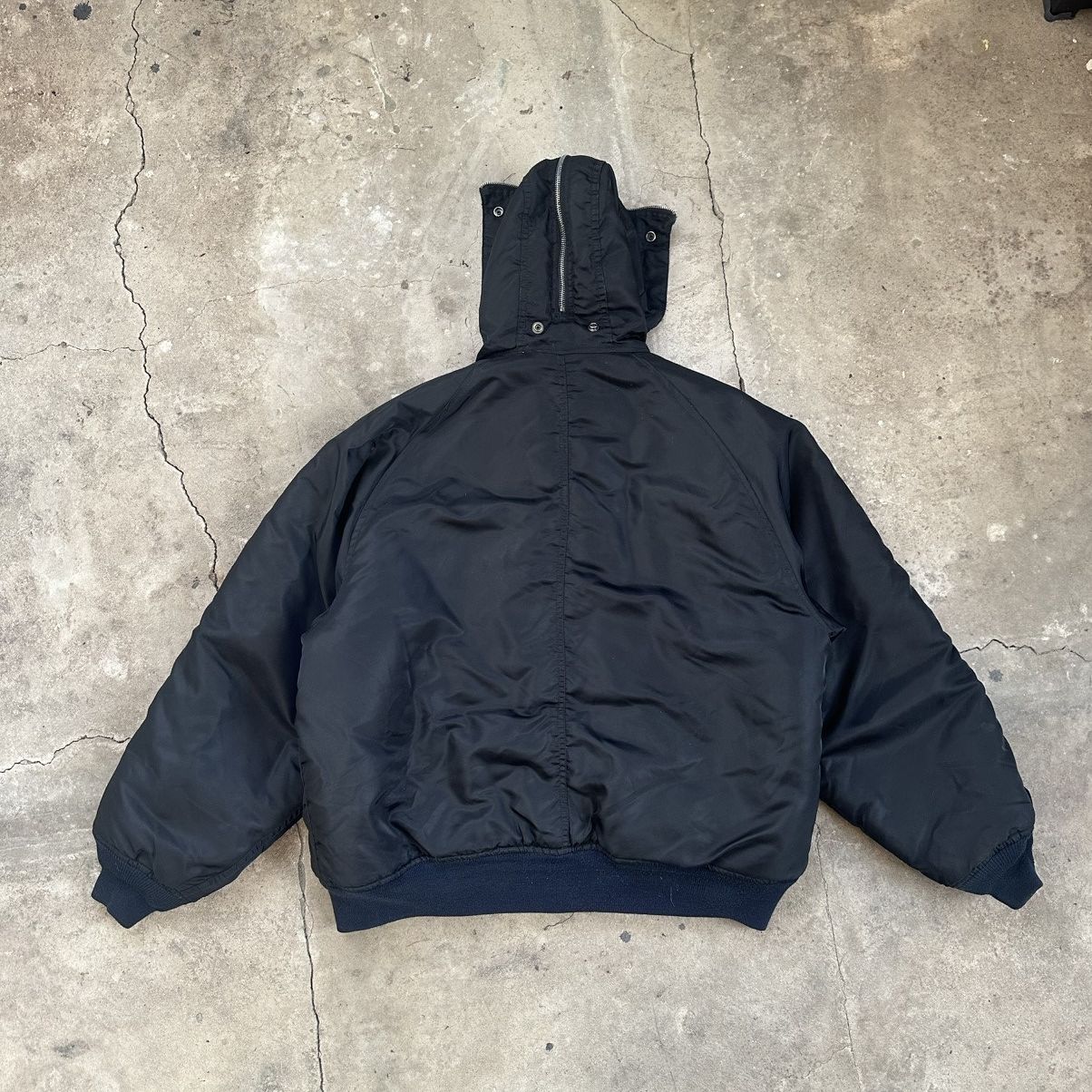 If Six Was Nine 2000s SEMS - Fur Hooded N3B Bomber Jacket Size US L / EU 52-54 / 3 - 7 Thumbnail