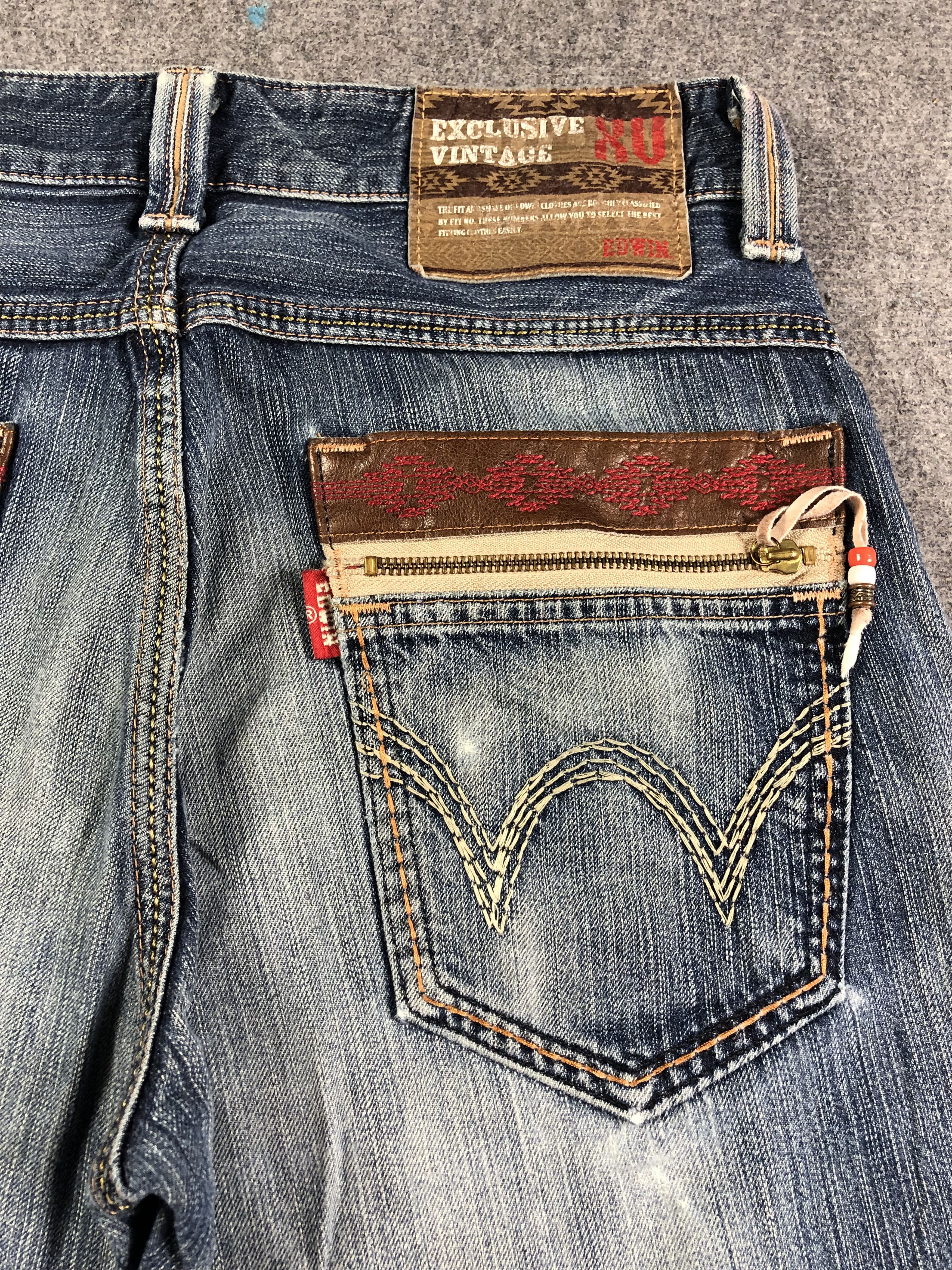 Edwin Wash Blue Edwin Denim Jeans 34x31 Size US 34 / EU 50 - 10 Thumbnail
