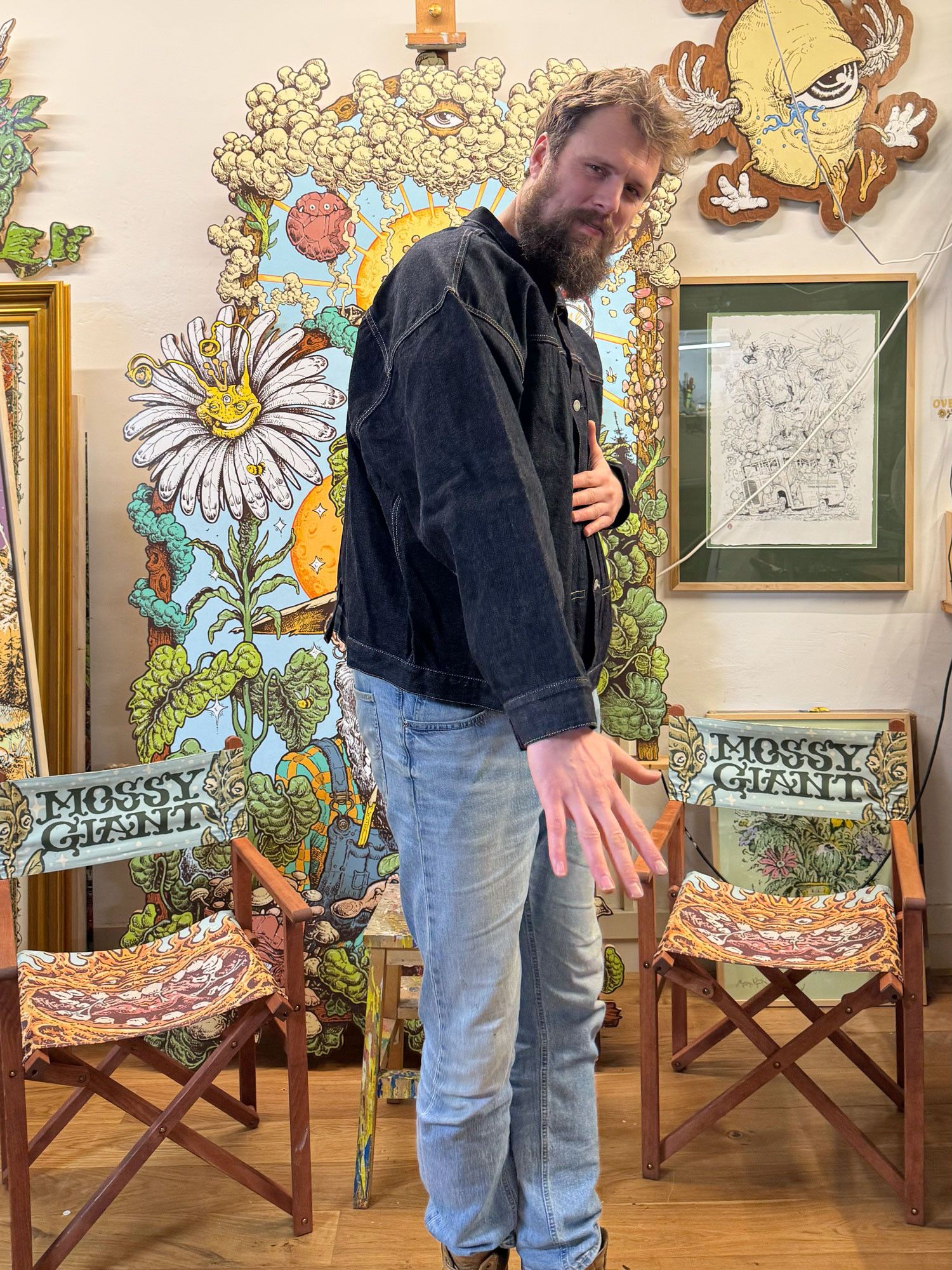 Japanese Brand ANDY & CAROLINE Type-I Denim Jacket One-washed Super Big Size US XXL / EU 58 / 5 - 18 Thumbnail