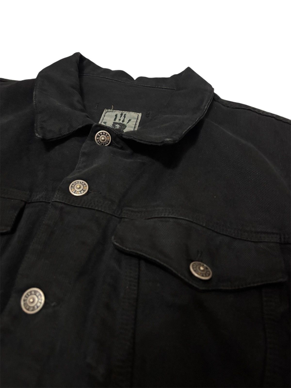 Jean Paul Gaultier Jean Paul Gaultier Knit Sleeve Hybrid Trucker Jacket Size XXL / US 16-18 / IT 52-54 - 3 Thumbnail