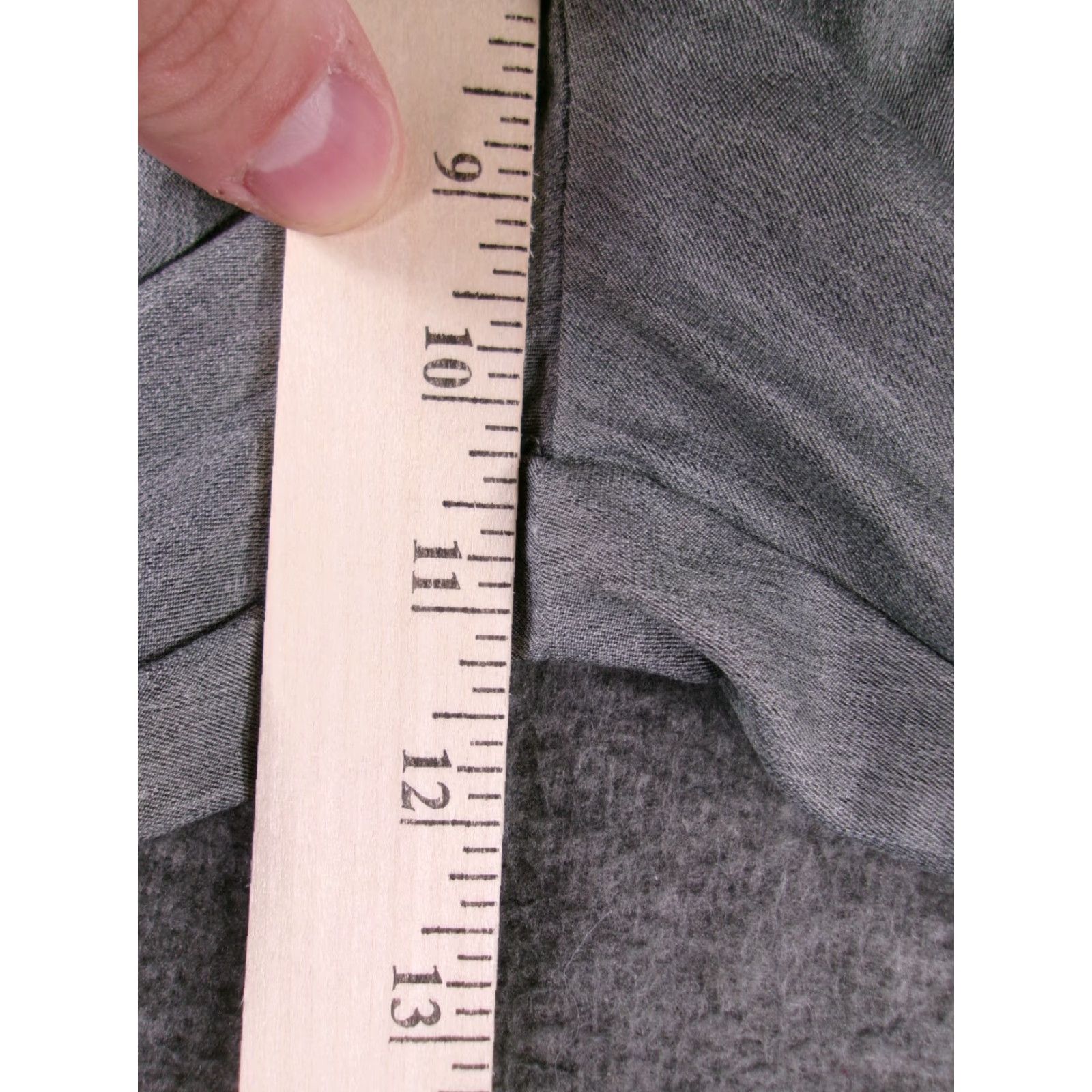 Lee Lee Pant Women 8 Gray Relaxed Fit Straight Leg Casual Capsule Office Day Size 30" / US 8 / IT 44 - 5 Thumbnail