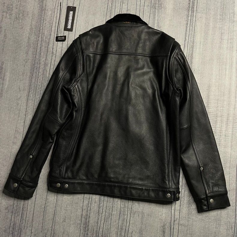 NEIGHBORHOOD STOCKMAN Leather Jacket