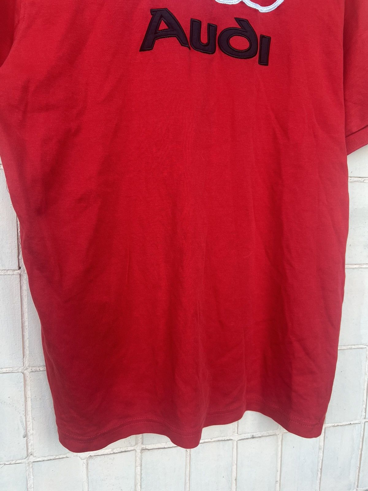 Audi Vintage Audi racing polo shirt big logo Size US S / EU 44-46 / 1 - 14 Thumbnail