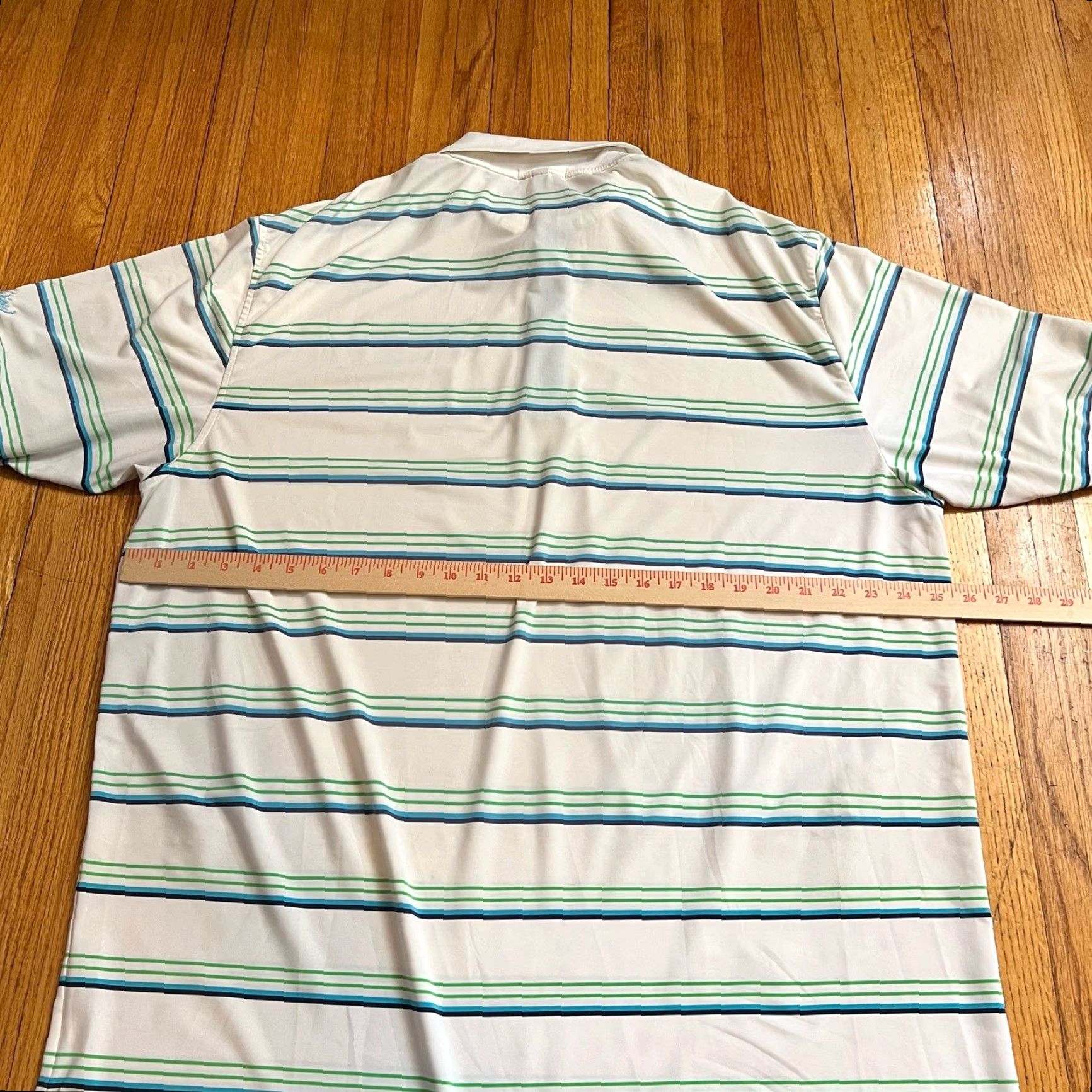 Peter Millar Peter Millar Polo Shirt Mens XL White Summer Performance Golf Stripe Size US XL / EU 56 / 4 - 4 Thumbnail