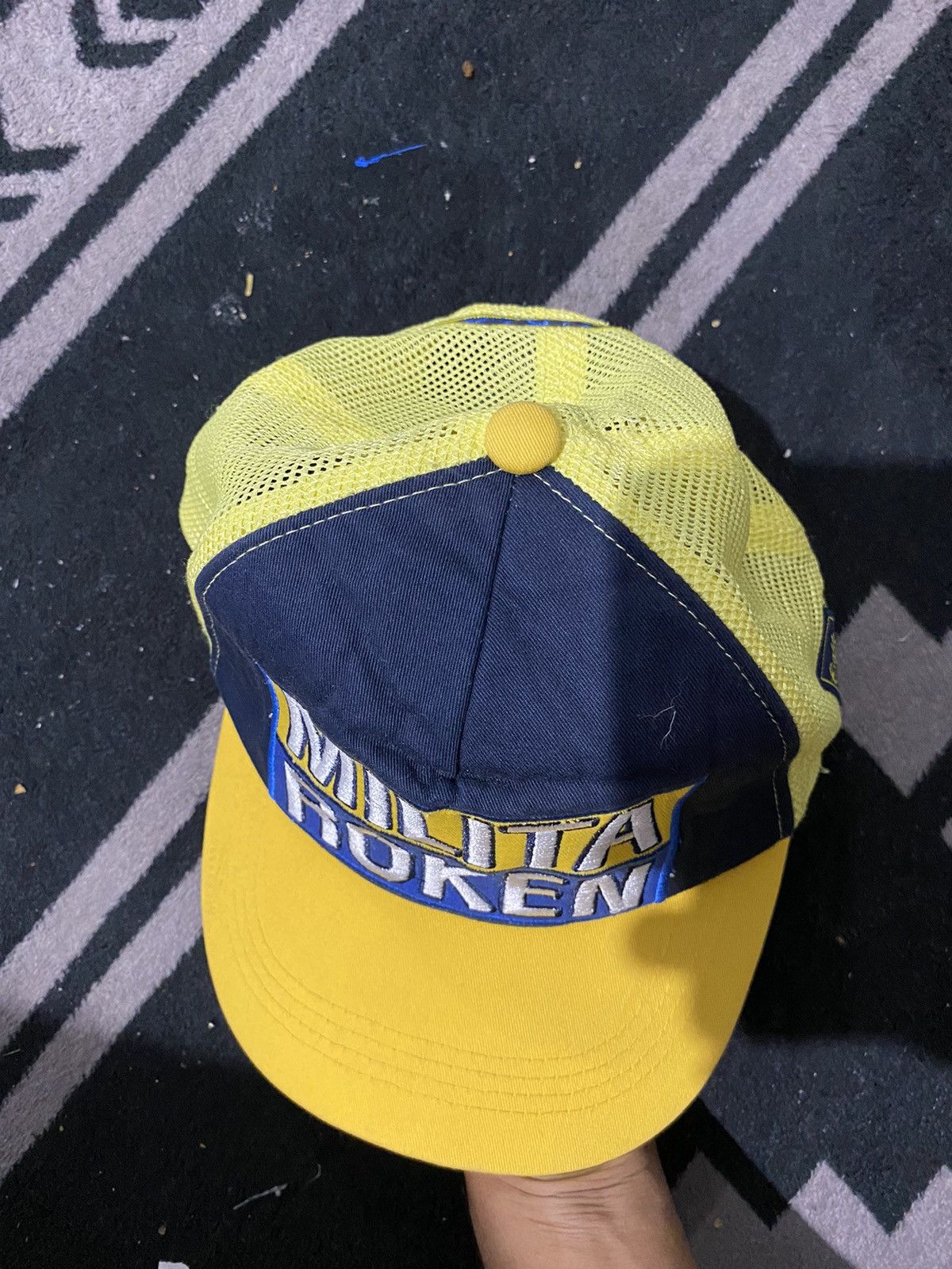 Vintage Vintage Milita Roken Trucker hats y2k style Size ONE SIZE - 7 Thumbnail