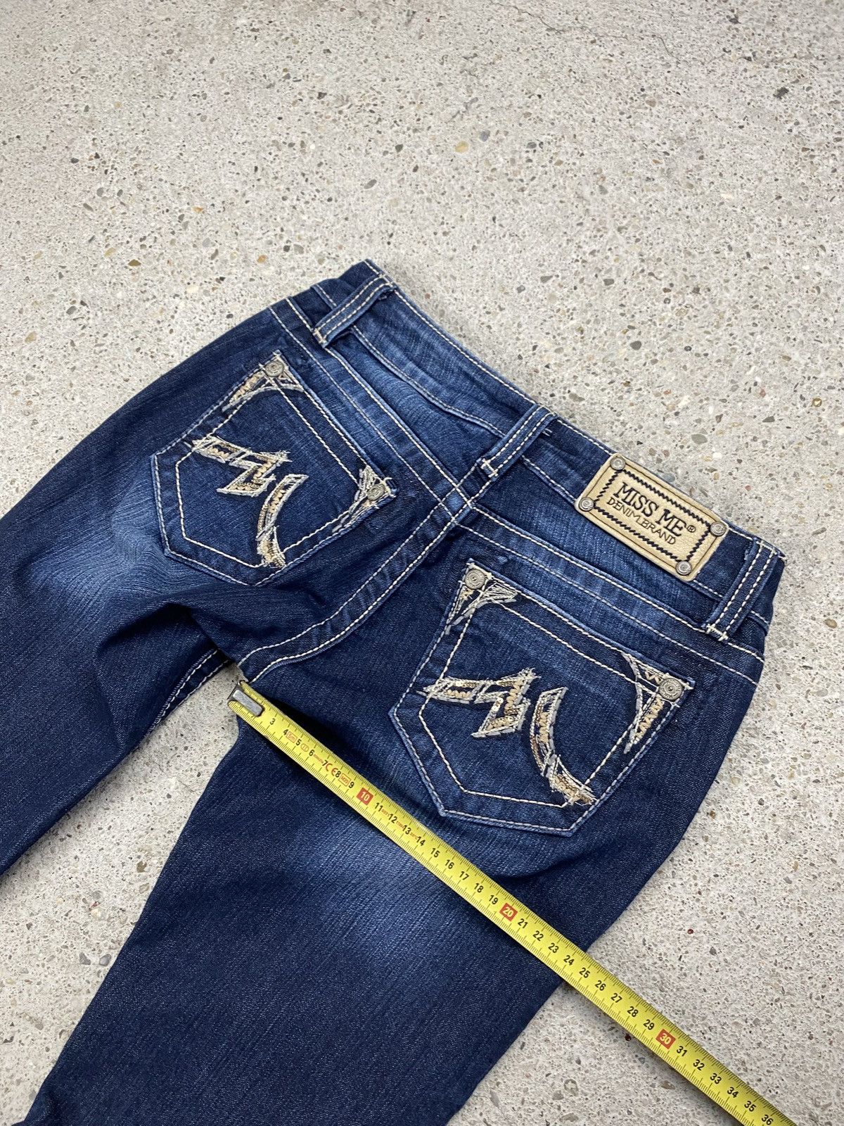 Miss Me Miss me y2k skinny jeans vintage washed navy Size 26" / US 2 / IT 38 - 15 Thumbnail