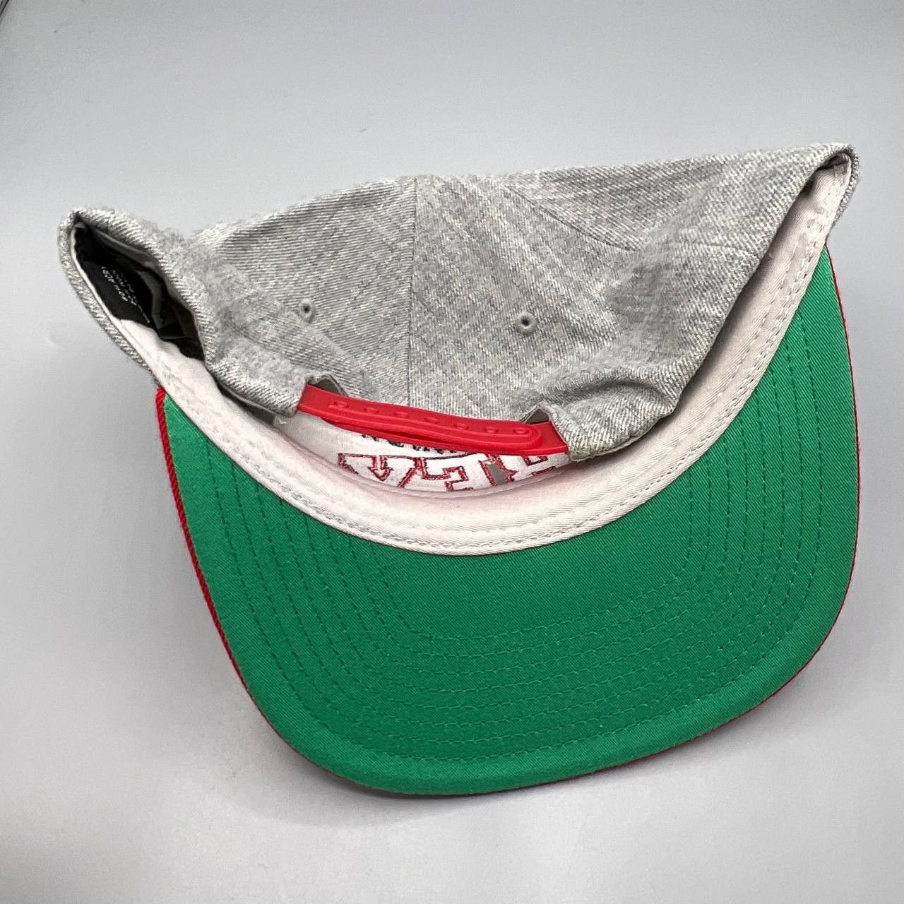 Obey Obey Propaganda Hat Men Gray Red Embroidered Snap Back Cap Size ONE SIZE - 7 Thumbnail