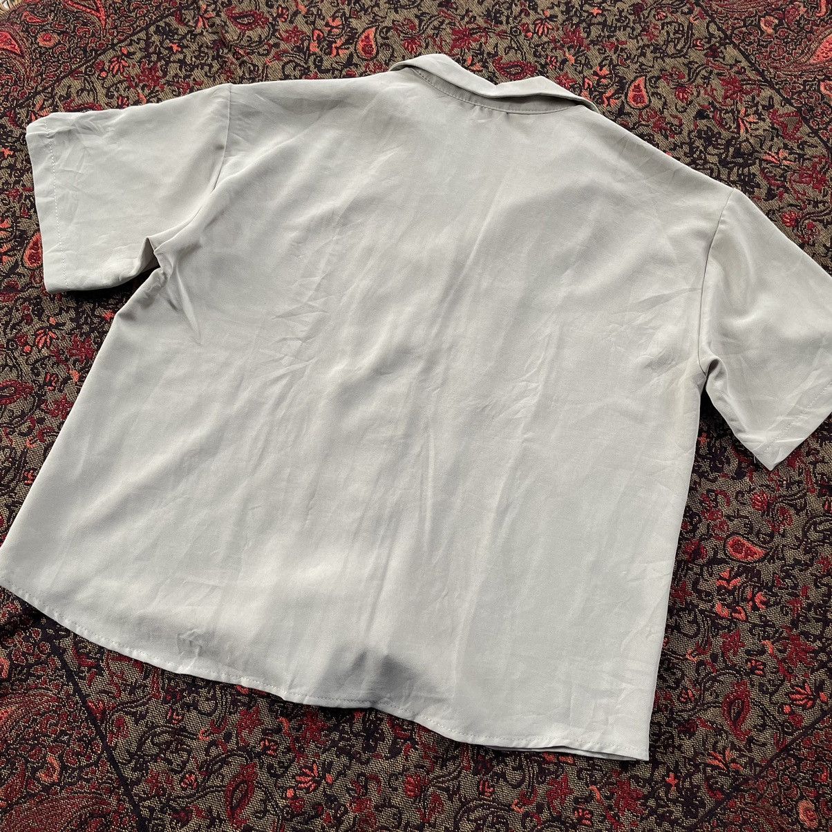 If Six Was Nine × Vintage Japanese Open Collar Silk Shirt Size M / US 6-8 / IT 42-44 - 4 Thumbnail