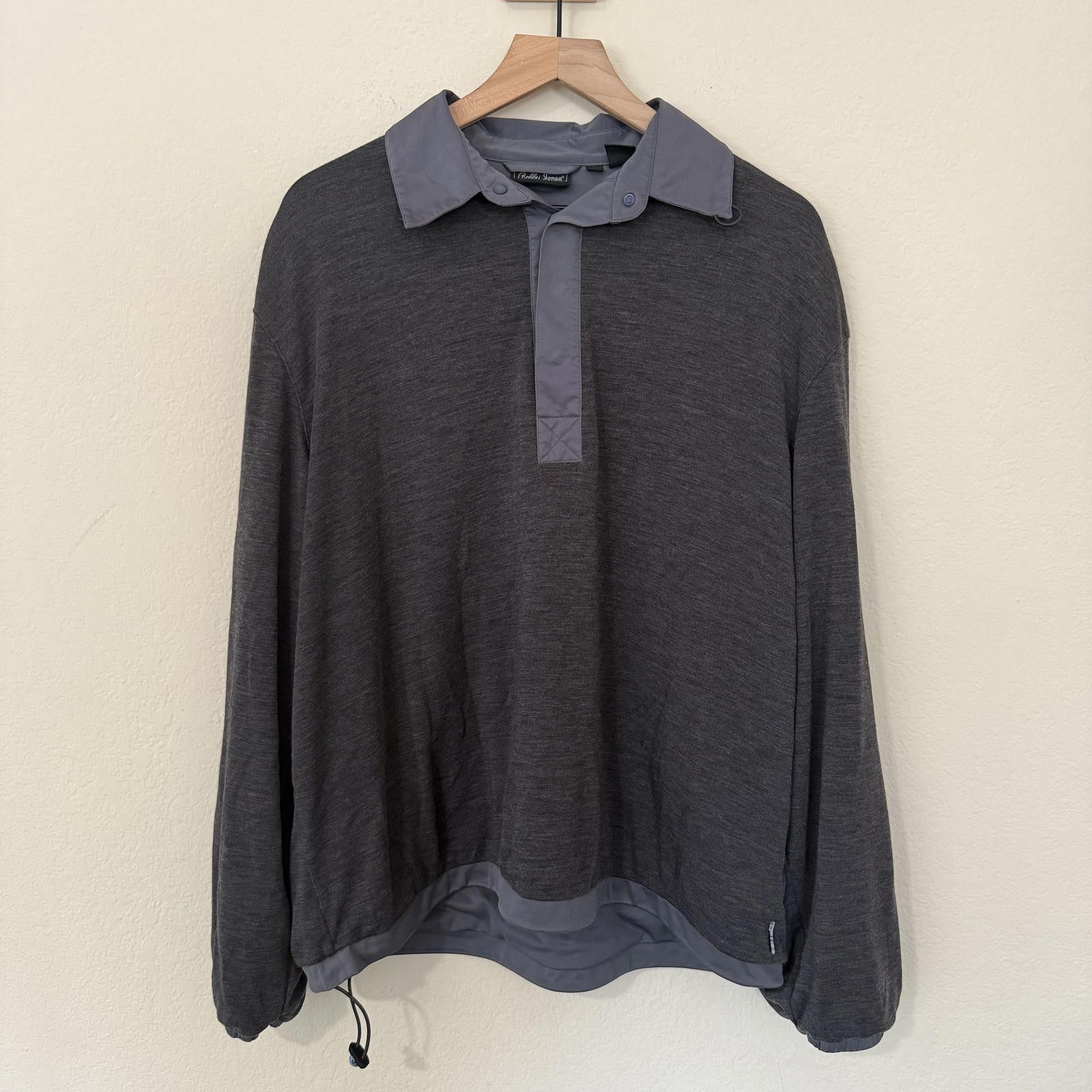 Bobby Jones Bobby Jones Sweater Men's L Grey 1/4 Button Golf Size US L / EU 52-54 / 3 - 1 Thumbnail