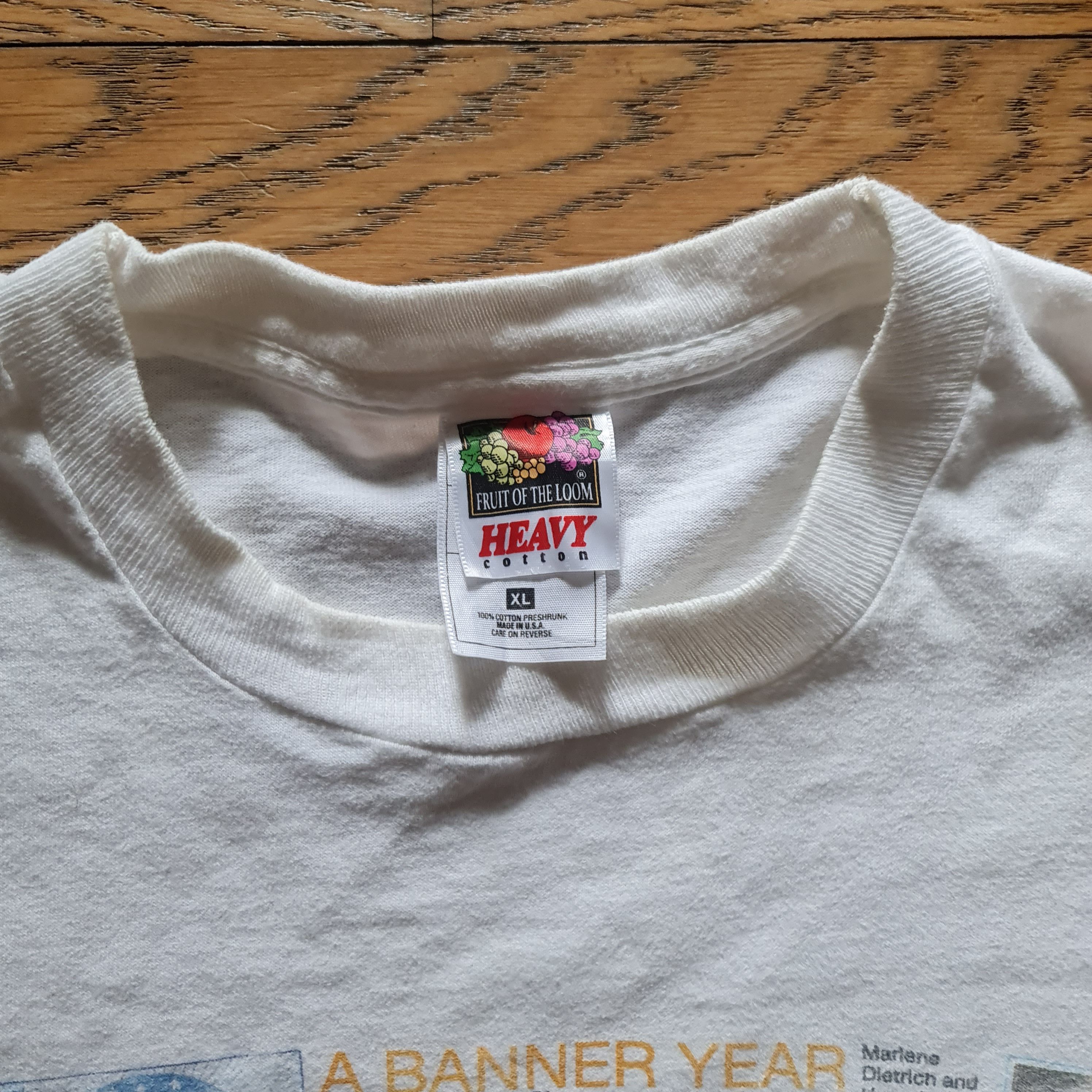 Vintage Vintage A Banner 60 Years Ago Movies Tee Size US XL / EU 56 / 4 - 5 Thumbnail