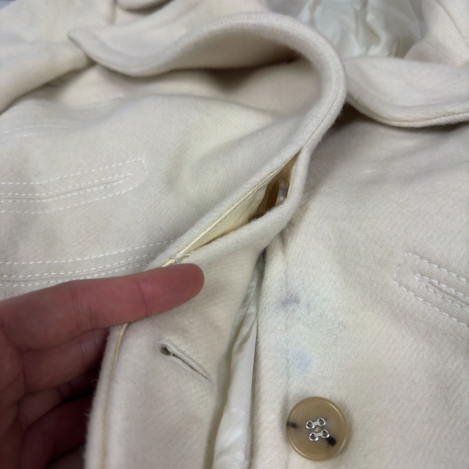 Versace Versace Beige Wool Trench Coat 38 Size XS / US 0-2 / IT 36-38 - 7 Thumbnail