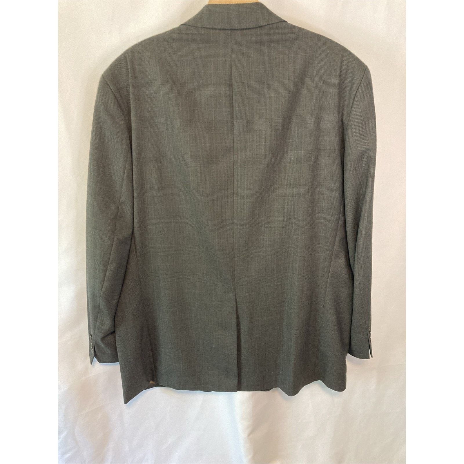 Chaps Ralph Lauren 46T Vtg Chaps Ralph Lauren Glen Check Wool Sport Coat Blazer Size 46L - 7 Thumbnail