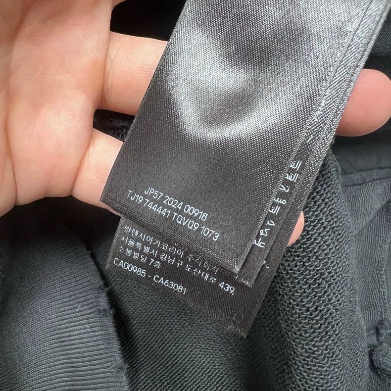 Balenciaga Balenciaga Black and silver tape Logo hoodie Size US XXS / EU 40 - 5 Thumbnail