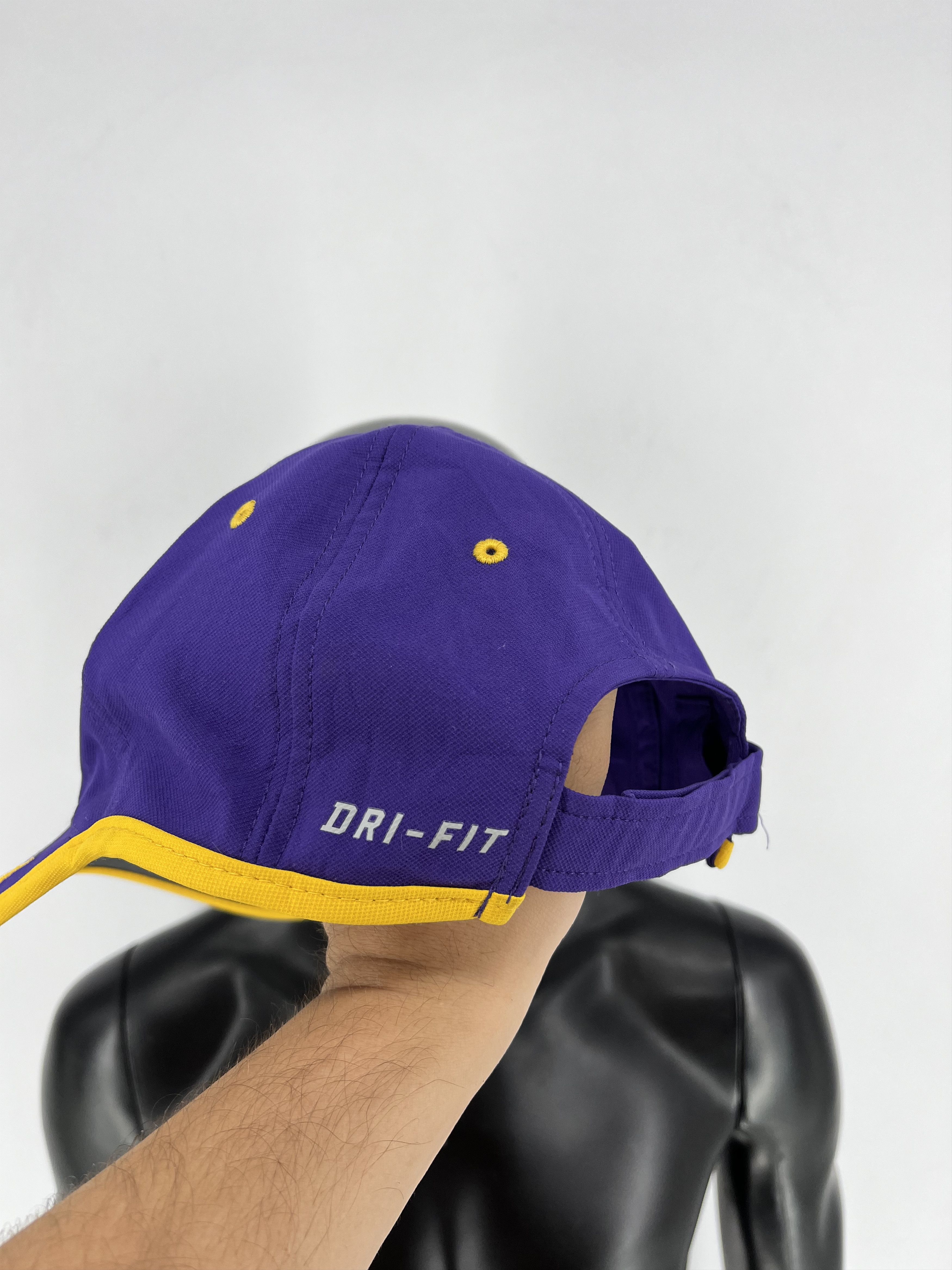Nike LSU Tigers Nike Ball Cap Hat Adult One Size Purple Gold Size ONE SIZE - 6 Thumbnail