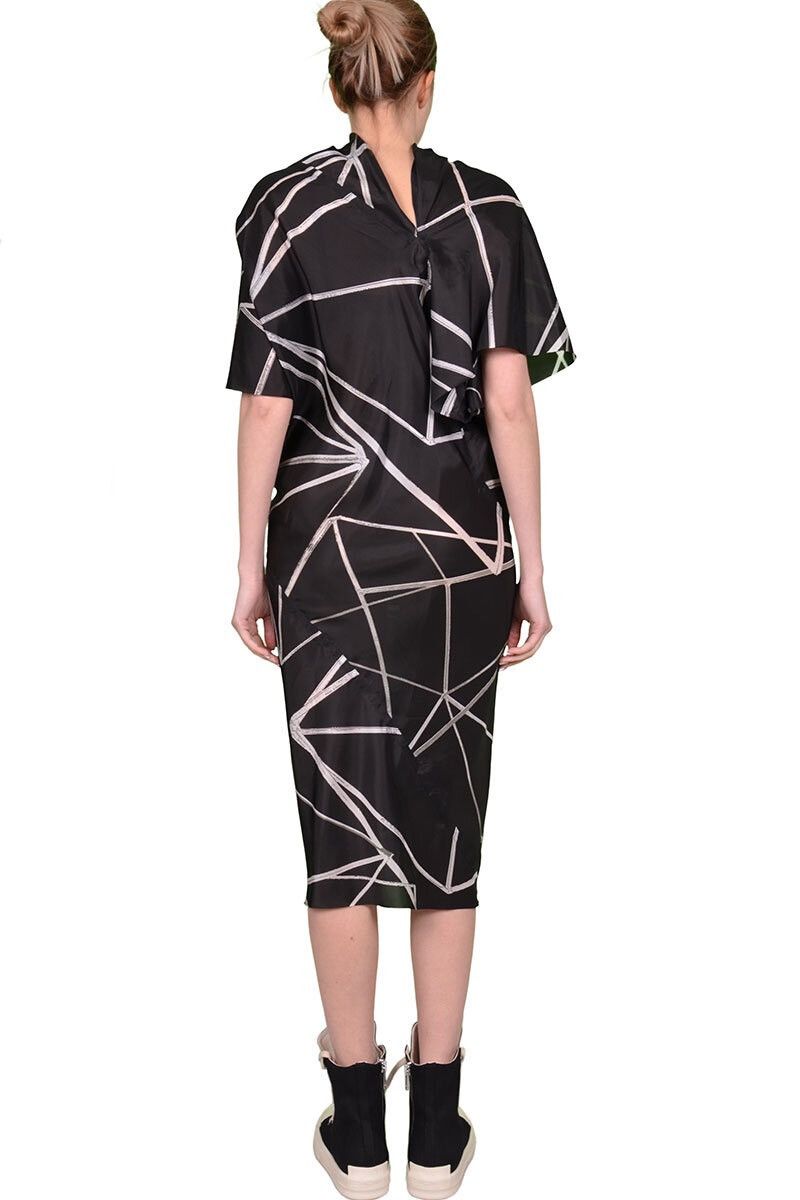 Rick Owens Last Rick Owens Fogachine Magnum Geometric Print Dress Size S / US 4 / IT 40 - 2 Thumbnail