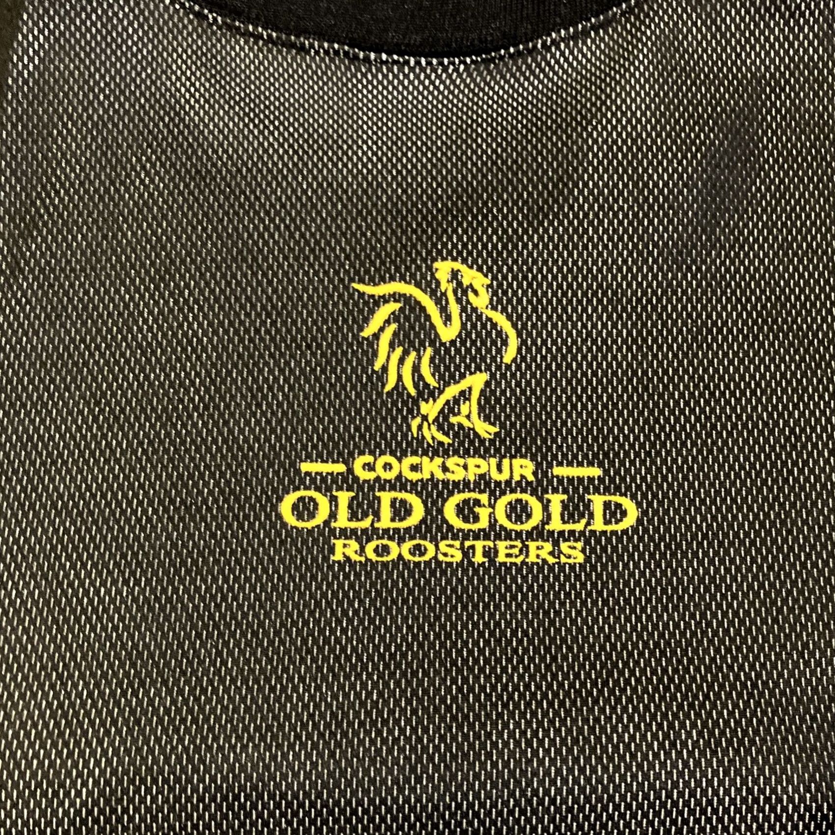 Vintage Pulse COCKSPUR OLD GOLD ROOSTERS Jersey Black XL Men Size US XL / EU 56 / 4 - 6 Thumbnail