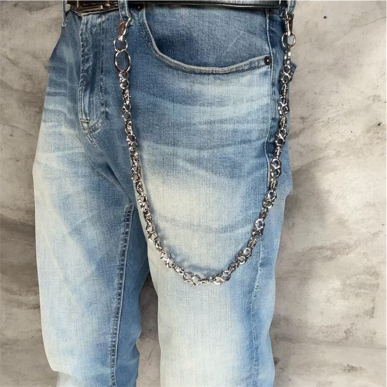 Other Skull Head Pants Chain for Men Women,Jeans Chain,Keys Chain Size ONE SIZE - 1 Thumbnail