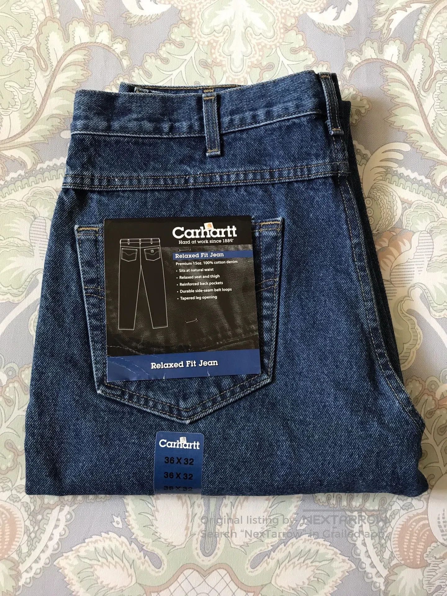 Carhartt Carhartt B17 DST Washed Jeans. Size US 36 / EU 52 - 1 Thumbnail
