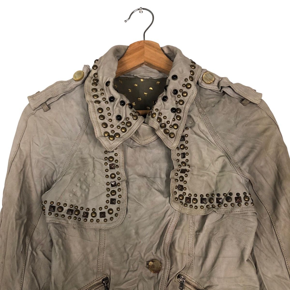 Japanese Brand 🔥90’s Vintage True Leather Biker Jacket Cropped Vera Pelle Size US S / EU 44-46 / 1 - 3 Thumbnail