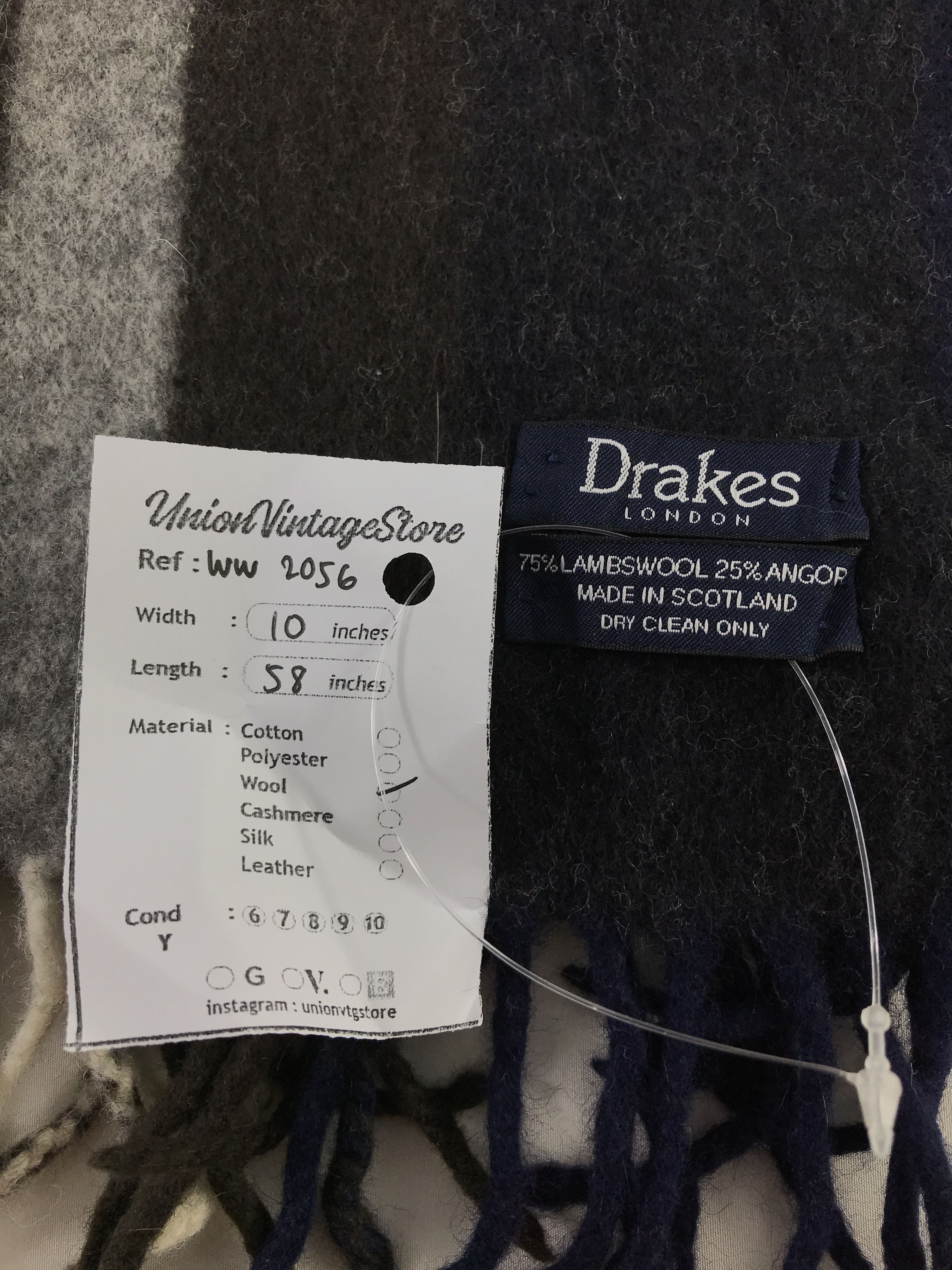 Vintage Drakes Scarf / Muffler / Neckwear - WW2056 Size ONE SIZE - 4 Thumbnail