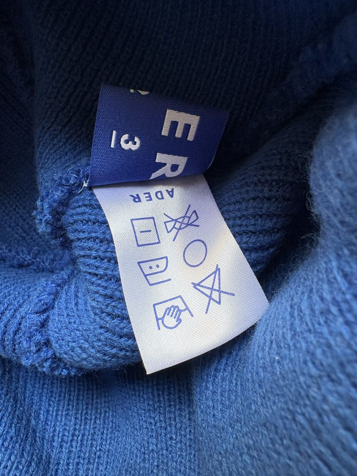 Ader Error Ader Error Basic Knit Beanie 2018 FW in blue Size ONE SIZE - 5 Thumbnail