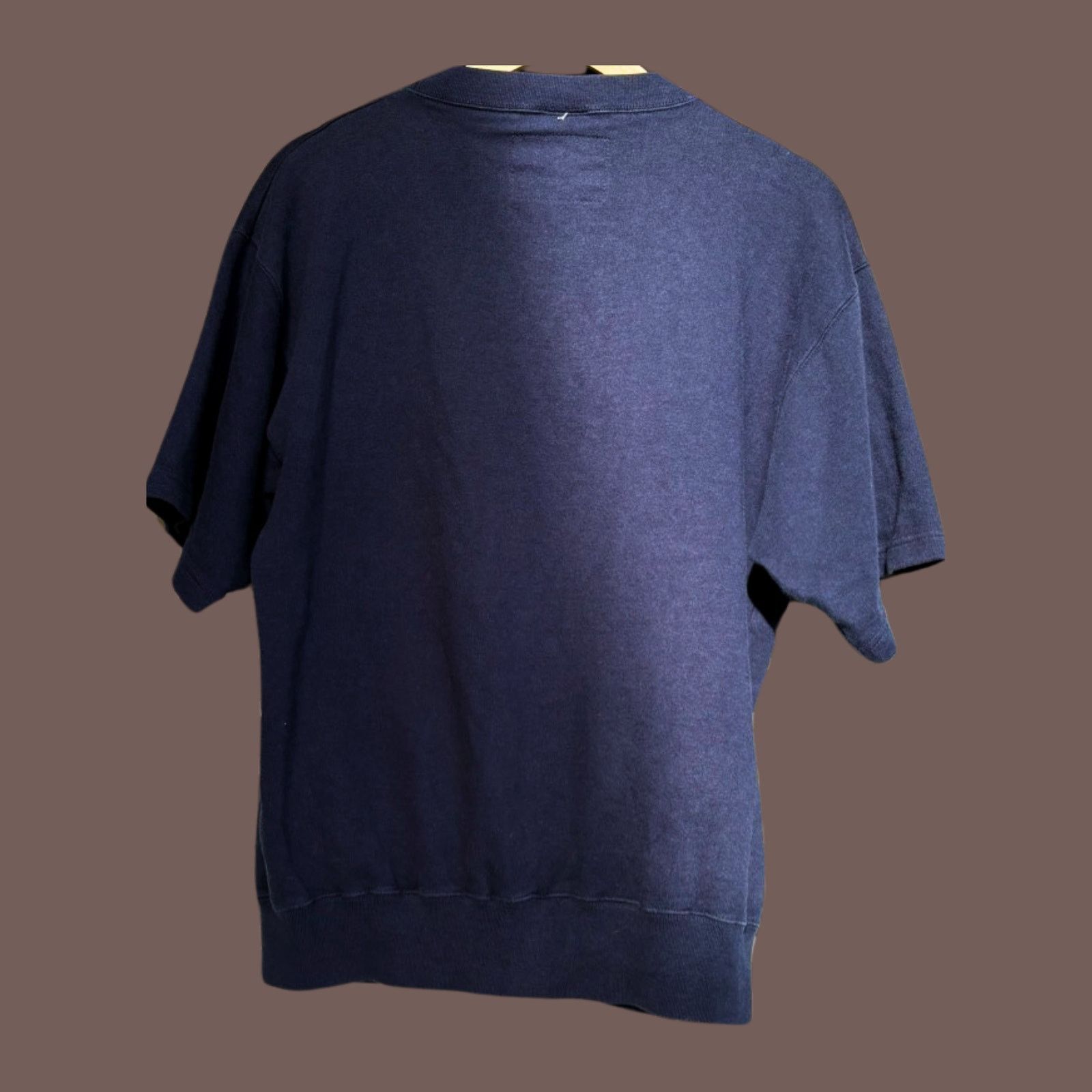 Champion VTG Champion Sweatshirt | Navy Short Sleeve Script 90s MIUSA Size US L / EU 52-54 / 3 - 5 Thumbnail