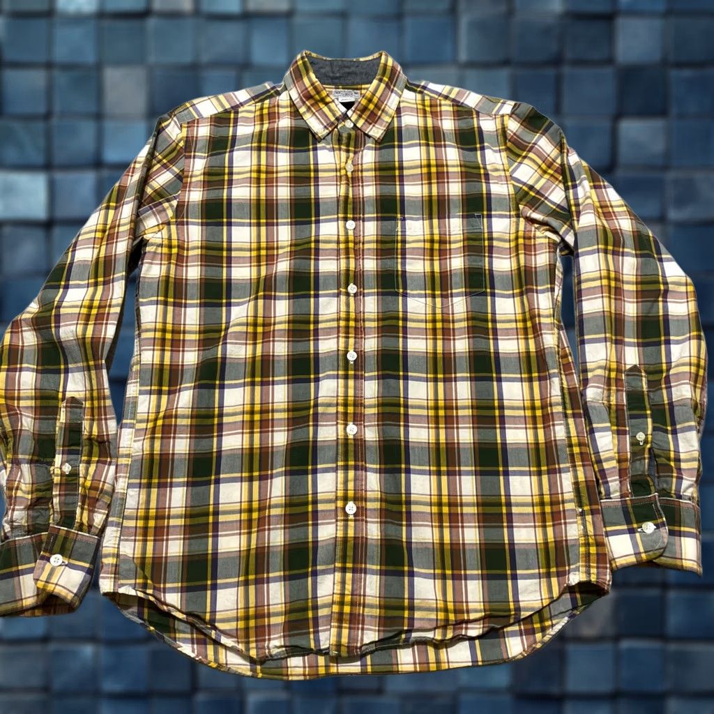 J.Crew J. Crew Mens Medium Multicolor Plaid Long Sleeve Button-Down Shirt 100% Cotton Size US M / EU 48-50 / 2 - 1 Thumbnail