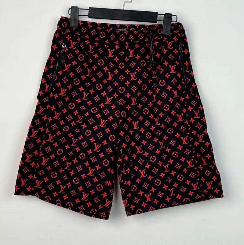 Louis Vuitton Louis Vuitton Burgundy Women's Shorts 0089 Size 23" - 1 Thumbnail