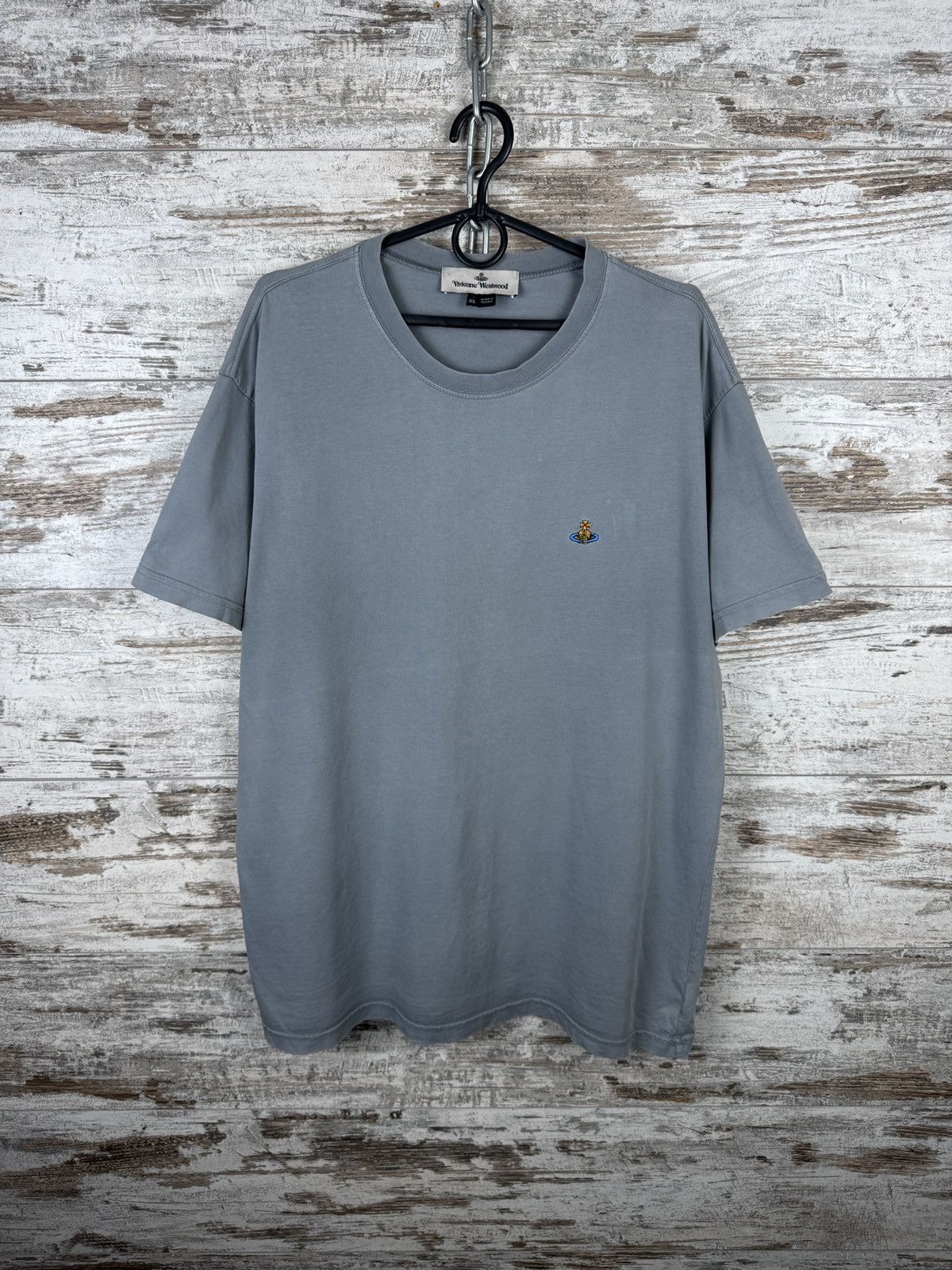 Vivienne Westwood Mens Vintage Vivienne Westwood classic T-shirt blue tee rare Size US XL / EU 56 / 4 - 2 Thumbnail