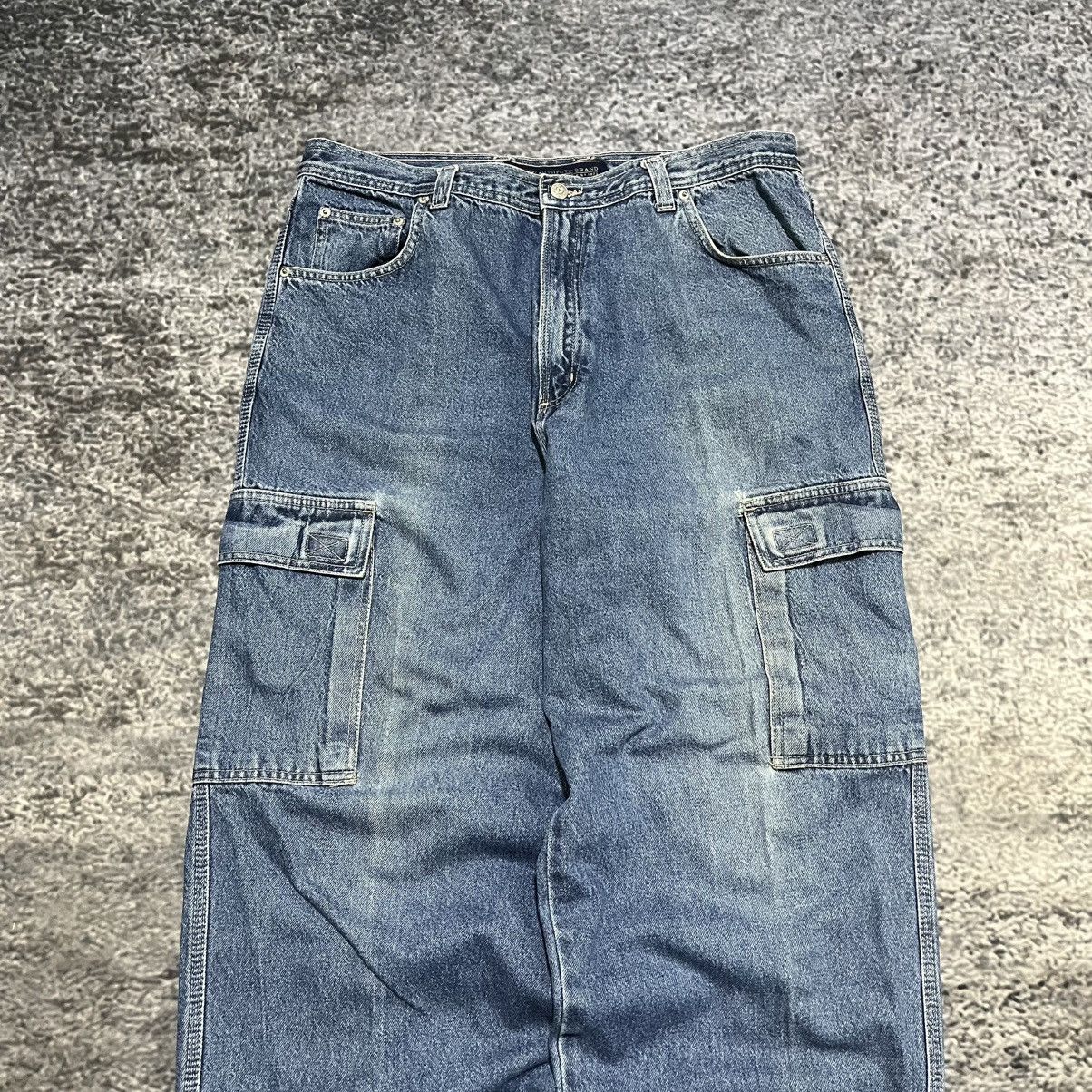 Faded Glory Vintage Y2K Faded Glory Baggy Wide Leg Skater Cargo Jeans Size US 36 / EU 52 - 4 Thumbnail